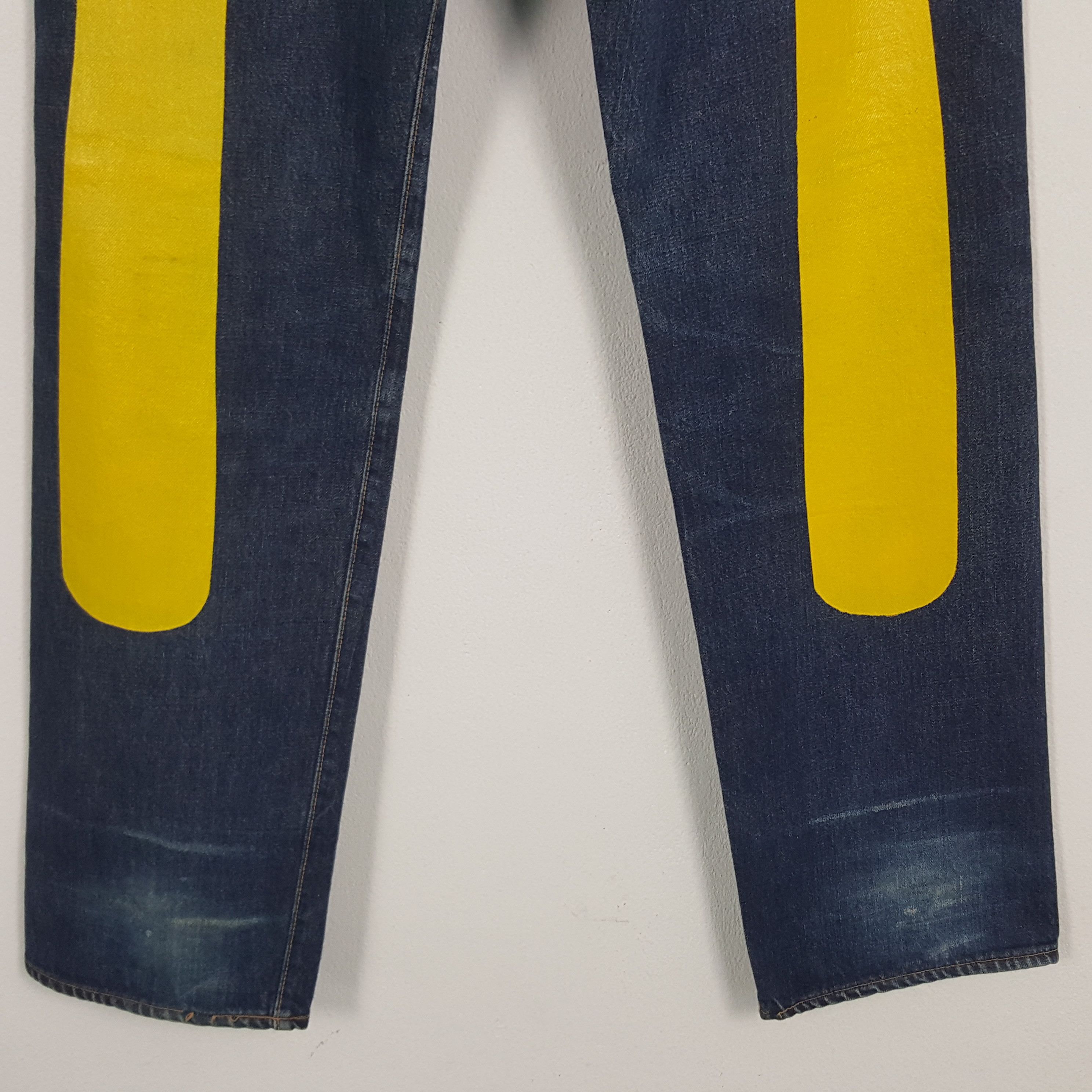 Japanese Brand × Vintage Vintage Evis Japanese Brand Daicock Custom Art Denim Jeans Size US 30 / EU 46 - 3 Thumbnail