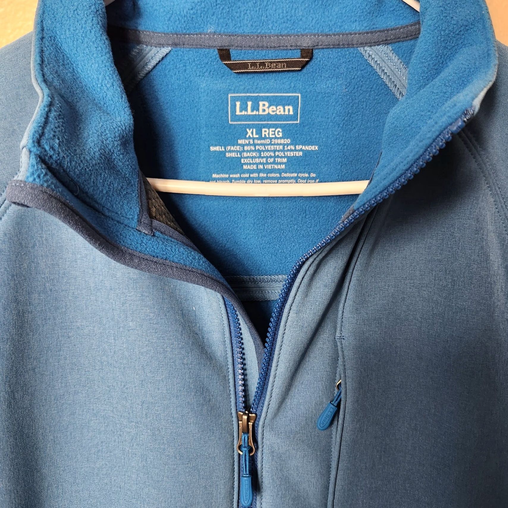 Vintage LL Bean Pathfinder Softshell Jacket Mens XL Blue Size US XL / EU 56 / 4 - 2 Thumbnail