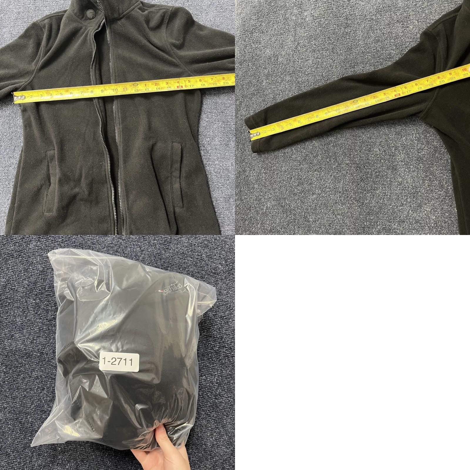 Vintage Ethika Jacket Mens Small Brown Fleece Full Zip Stand Collar Casual Outdoor Windbreaker Pockets Size US S / EU 44-46 / 1 - 8 Thumbnail