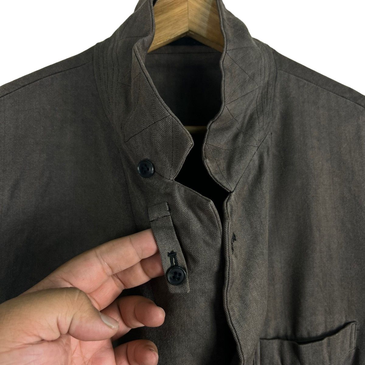 Yohji Yamamoto 🔥RICH BROWN VTG Y’S FOR MEN YOHJI YAMAMOTO CHORE JACKET Size US M / EU 48-50 / 2 - 7 Thumbnail