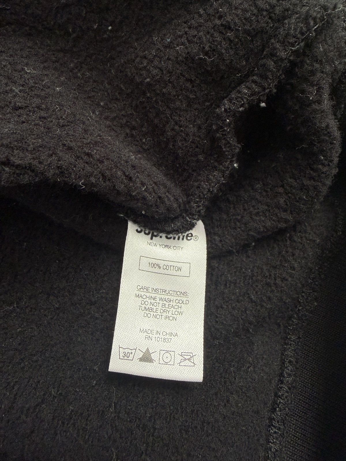 Supreme Supreme Text Stripe Hooded Sweatshirt Size US L / EU 52-54 / 3 - 5 Thumbnail