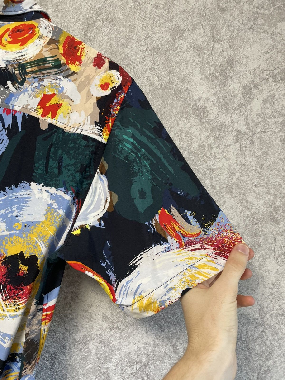 Aime Leon Dore Aime Leon Dore ALD Floral Brush Stroke Leisure Shirt Size US M / EU 48-50 / 2 - 23 Thumbnail