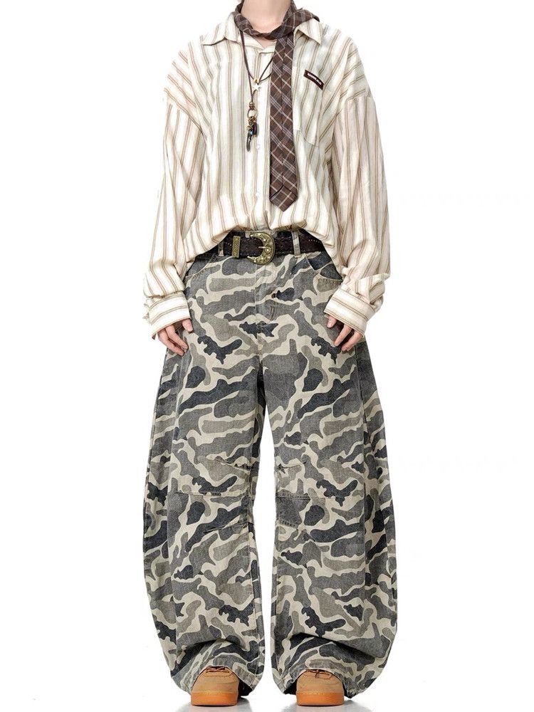 Japanese Brand × Vintage American Style Camouflage Casual Jeans Size US 31 - 1 Thumbnail