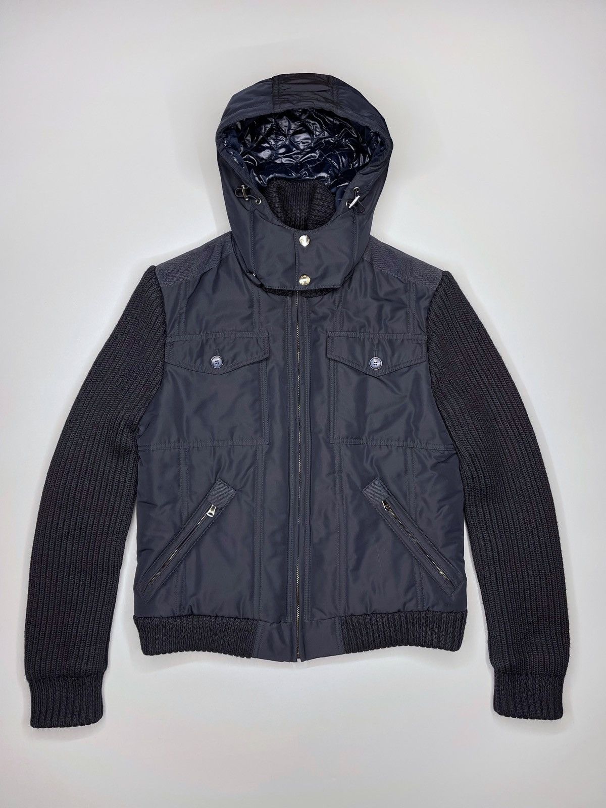 Dolce Gabbana Multi Pocket Jacket Knit