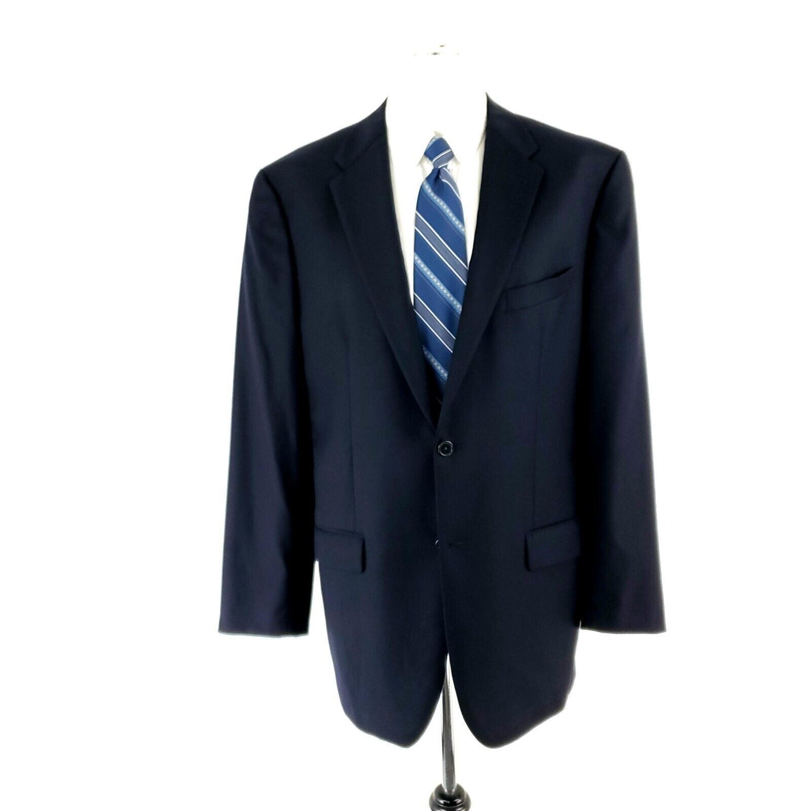 Joseph Abboud Joseph Abboud Profile Super 120s Wool 2 Button Blazer 42L Bl Size 42L - 3 Thumbnail