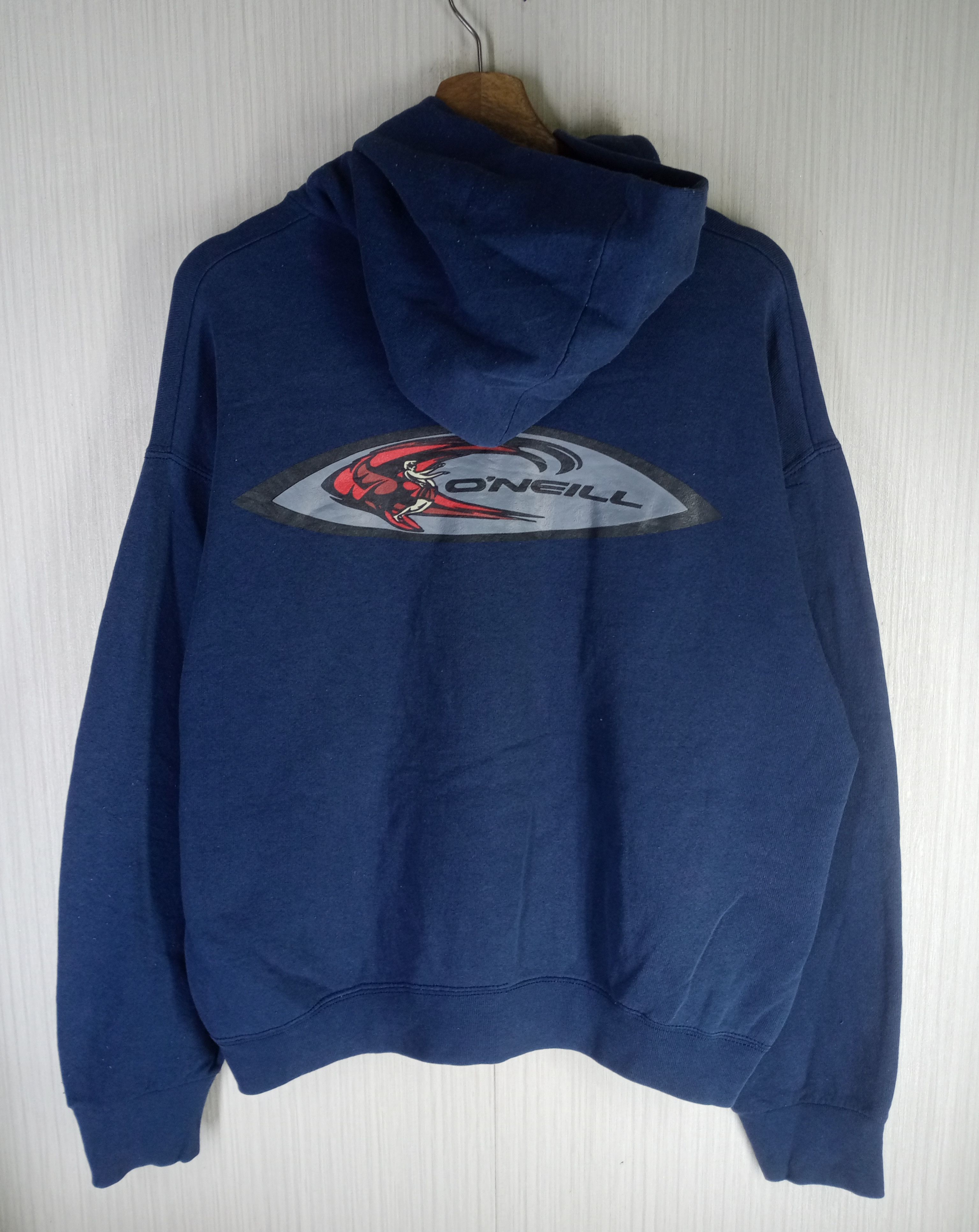 O'Neill Rare Vintage 90s O'Neill Big Logo Hoodie Sweatshirt Size US L / EU 52-54 / 3 - 1 Thumbnail
