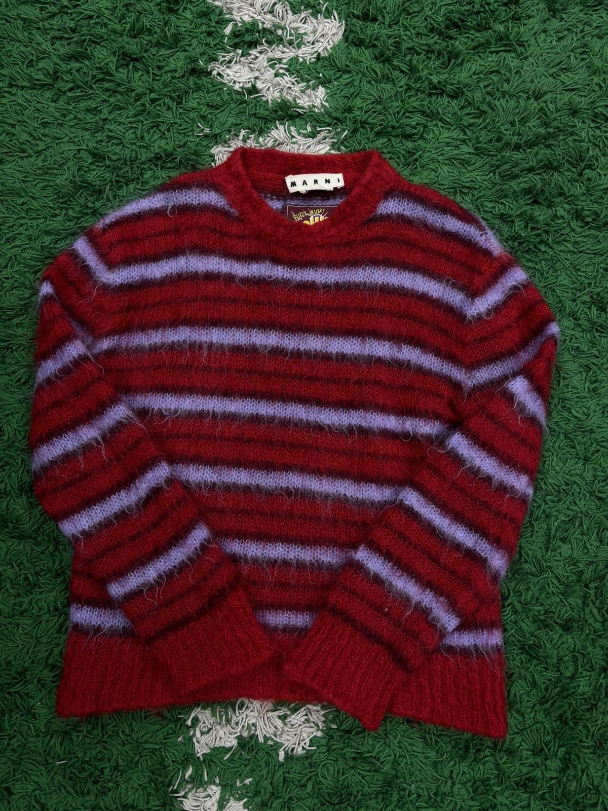 Marni Marni red crewneck mohair small Size US S / EU 44-46 / 1 - 1 Thumbnail