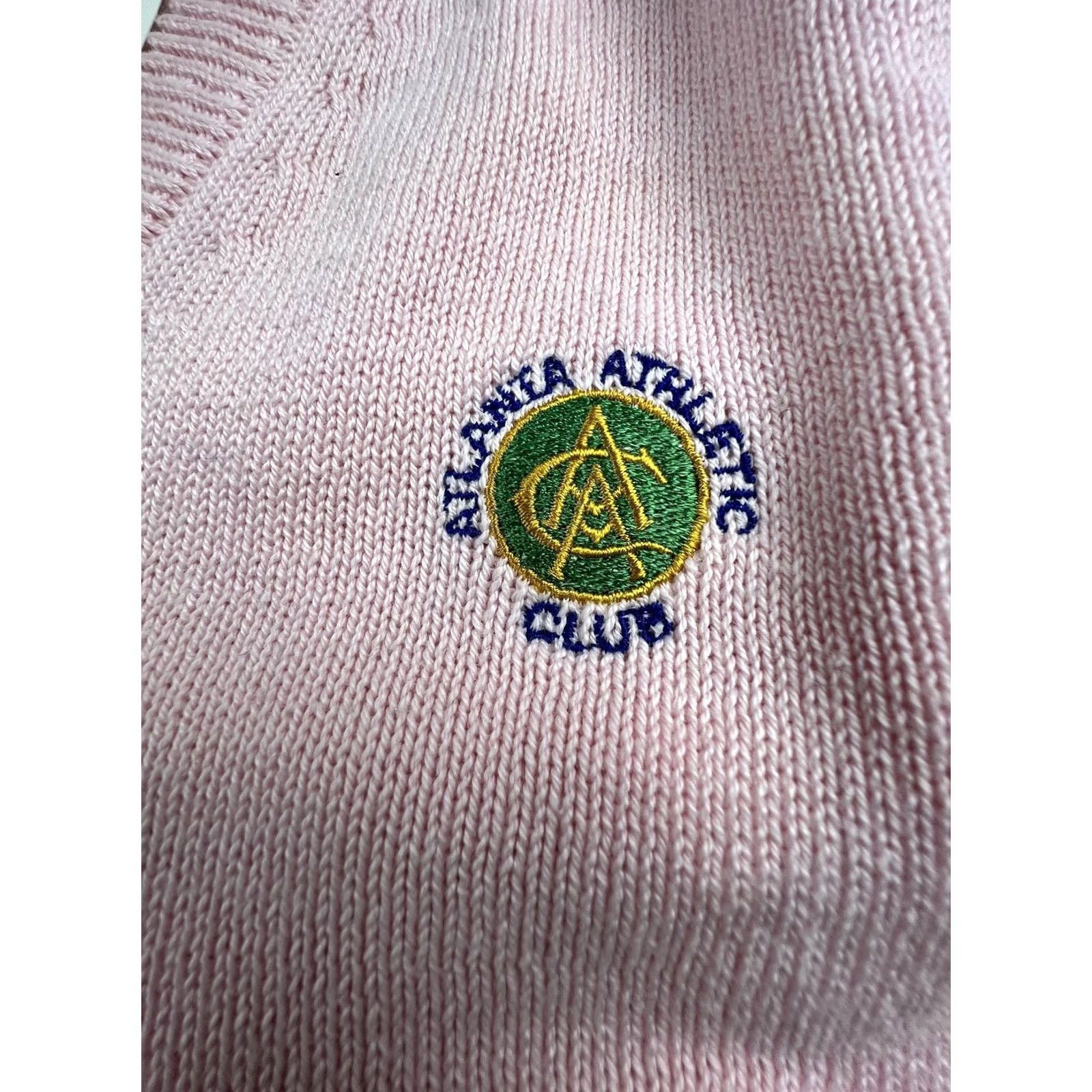 Vintage VINTAGE Izod Club Sweater Mens M Pink V-Neck Golf USA Shirt Size US M / EU 48-50 / 2 - 6 Thumbnail
