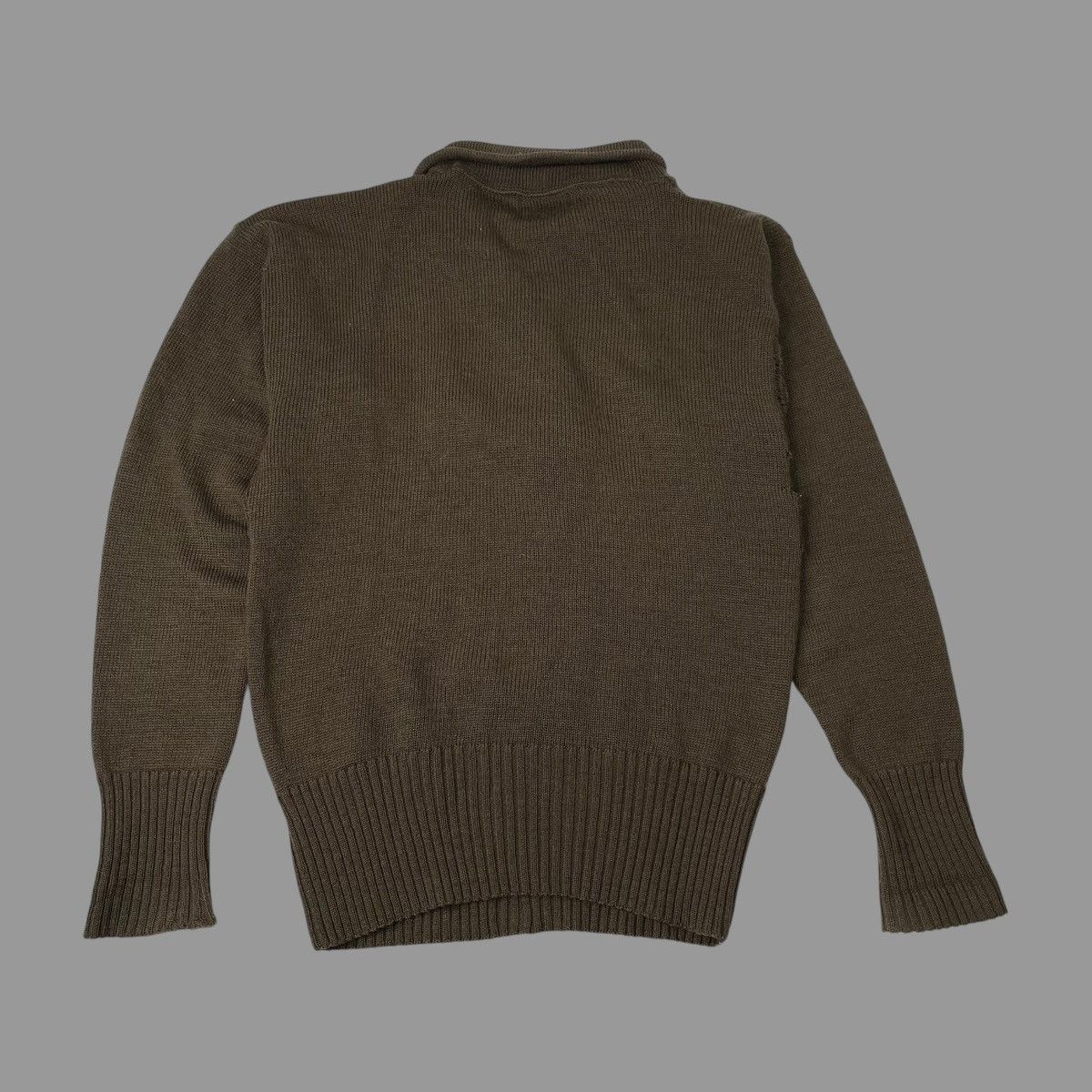 Vintage Vintage 1960s knit military sweater Size US M / EU 48-50 / 2 - 2 Thumbnail