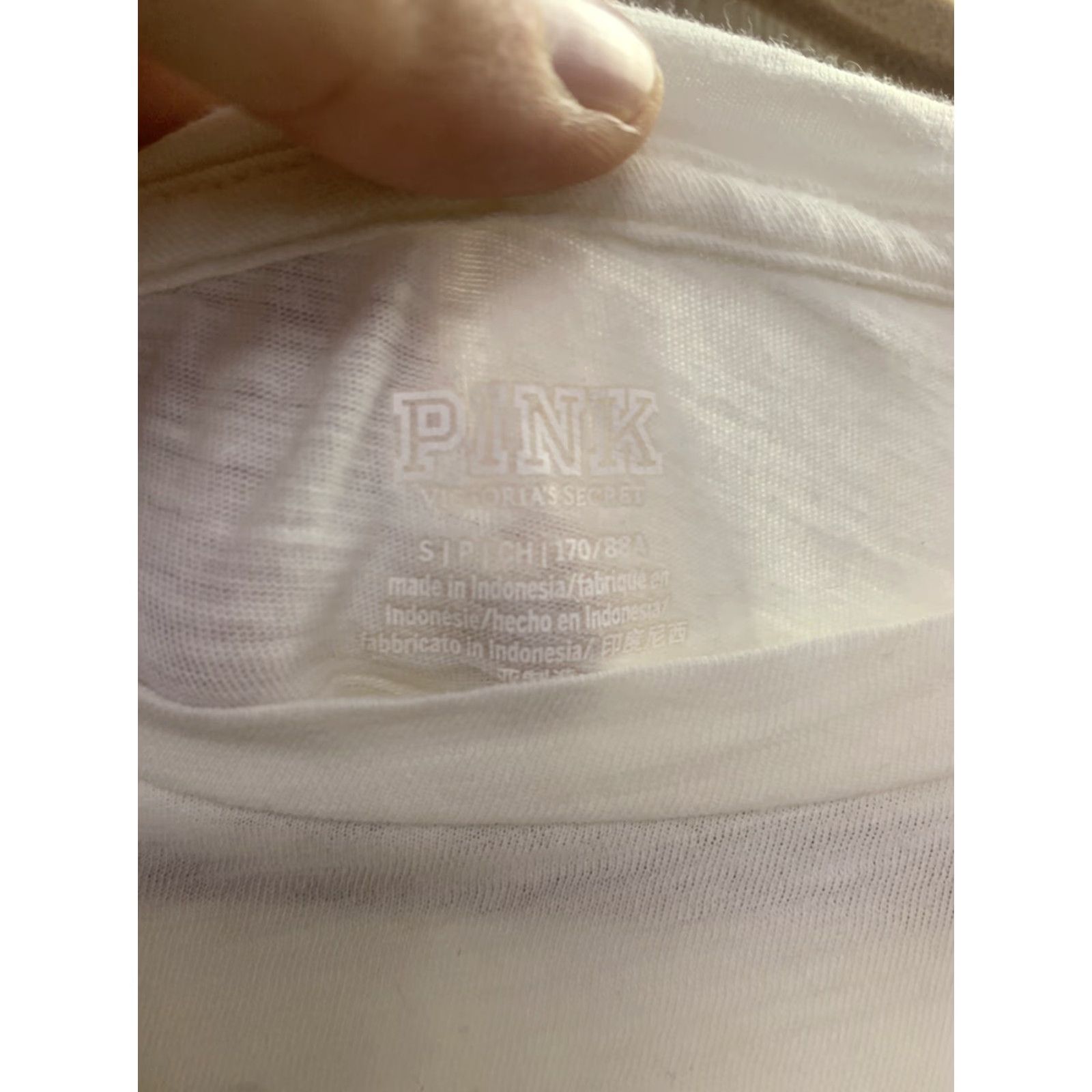 Victoria's Secret Victoria's Secret PINK T-Shirt Women Ivory S Size Small T-Shirt Size S / US 4 / IT 40 - 3 Thumbnail