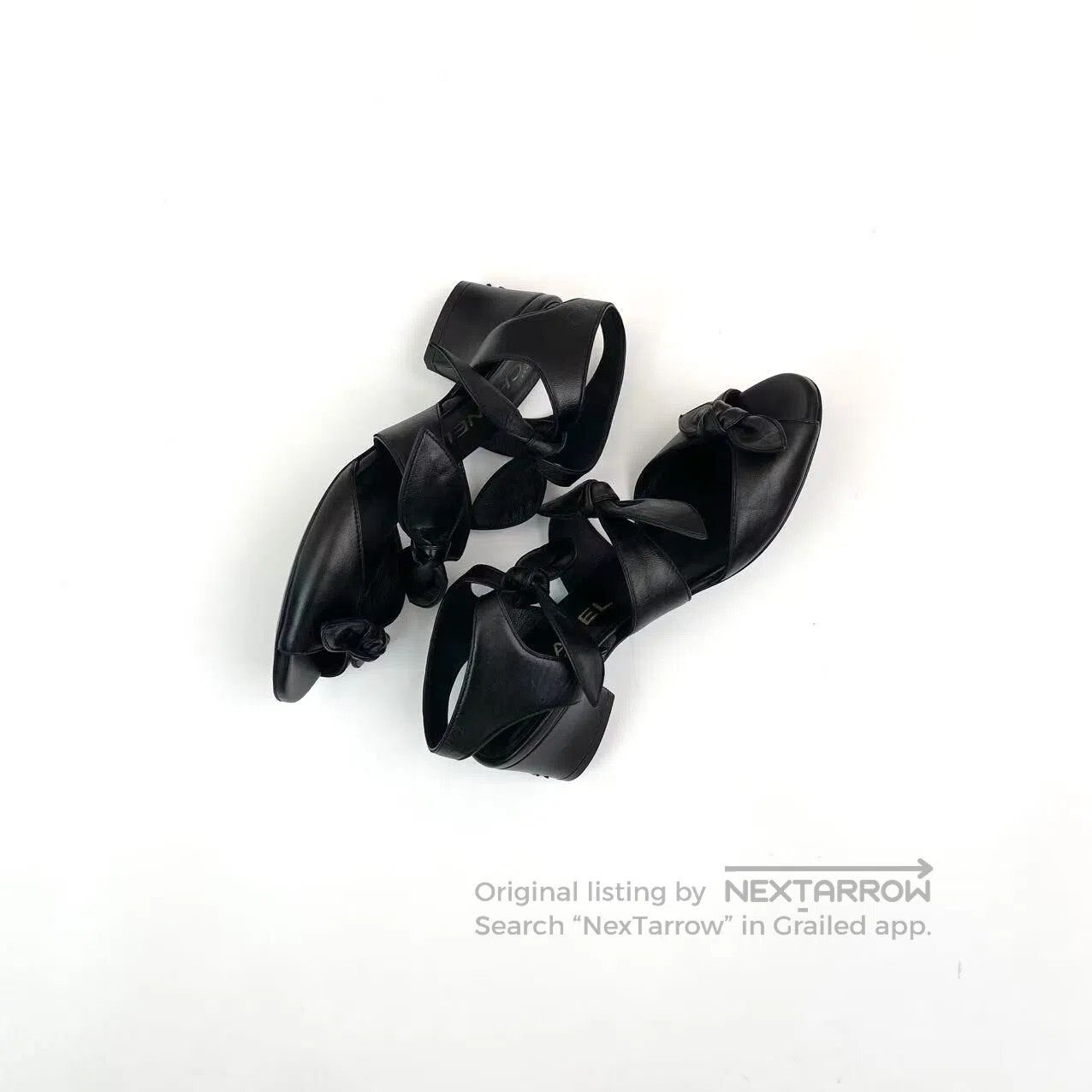 Chanel Chanel Bow heeled sandals| Size US 4.5 / IT 34.5 - 3 Thumbnail