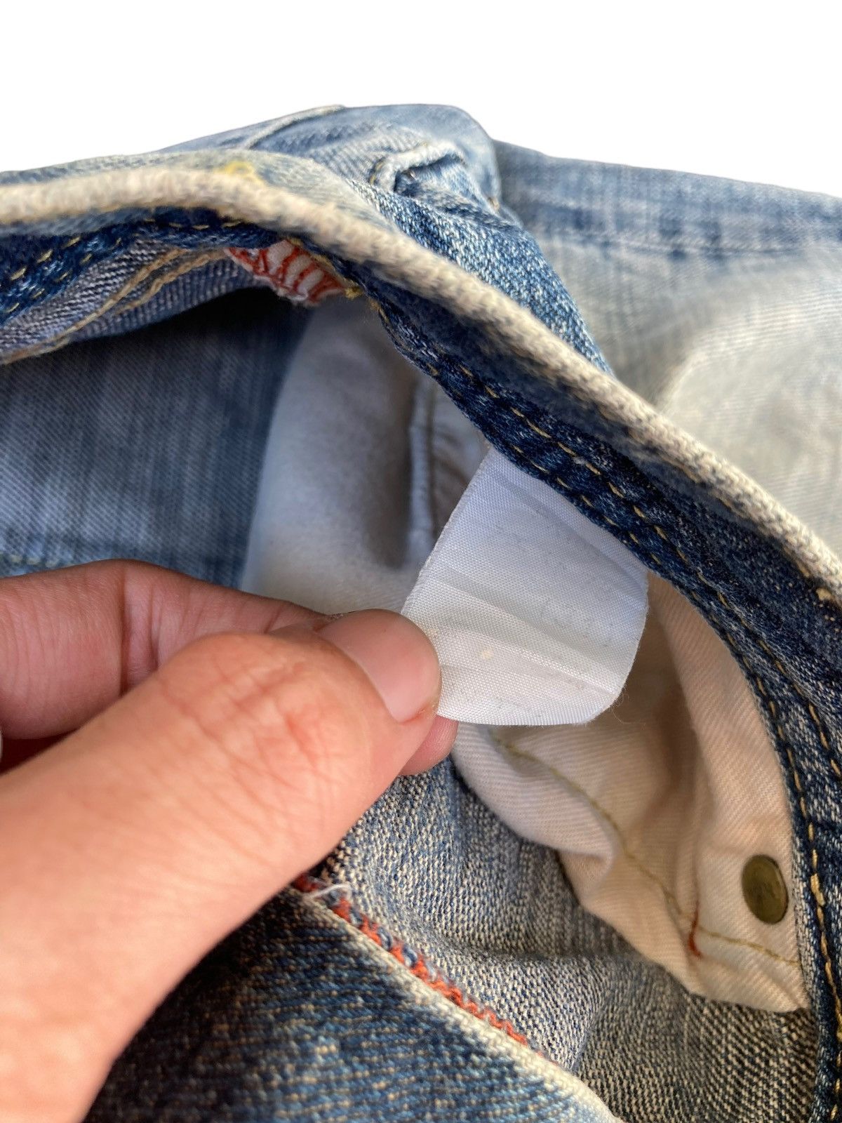Japanese Brand Vintage 90s Kaihara Japanese Denim Size US 33 - 8 Thumbnail