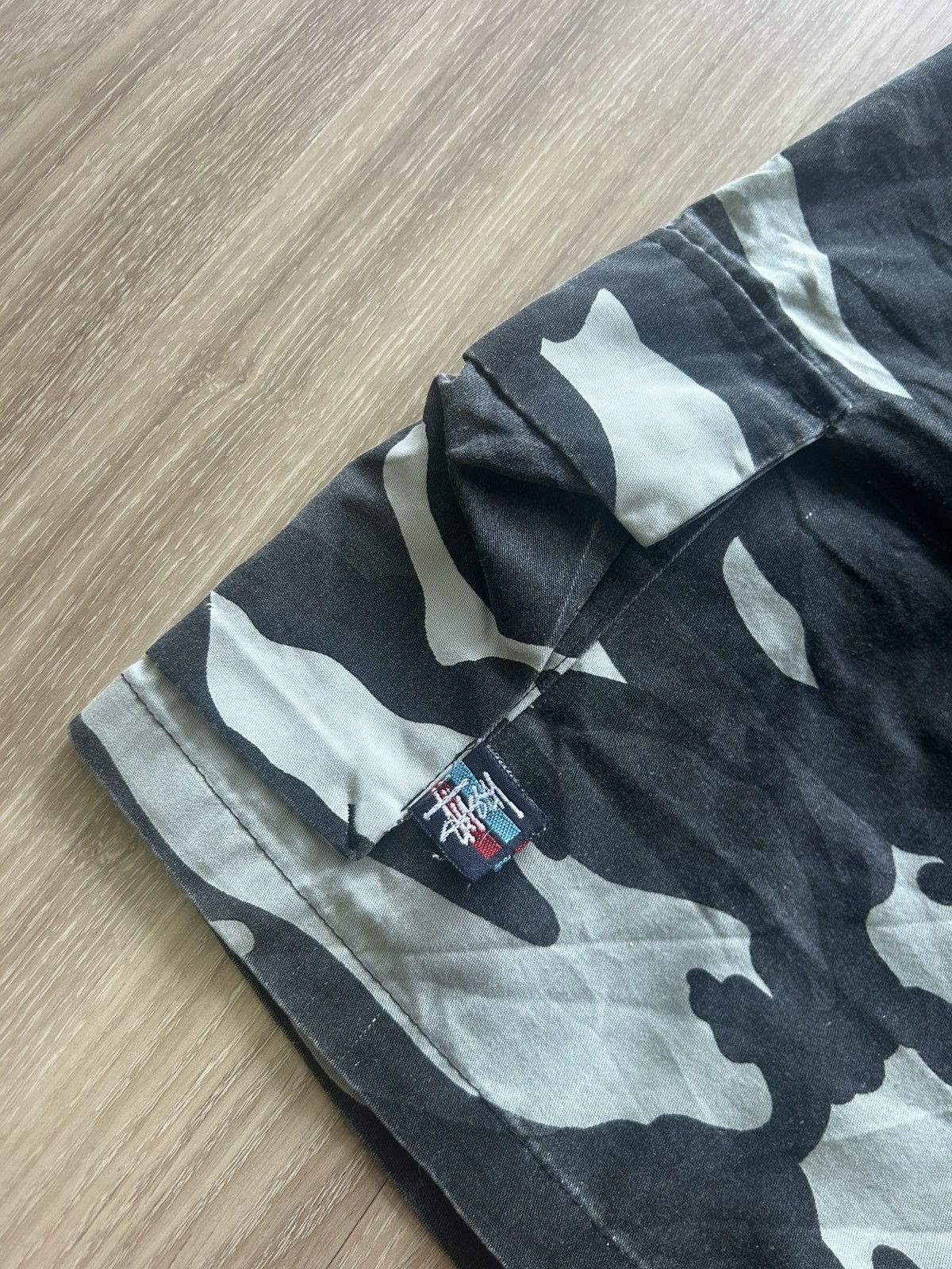 Stussy Vintage 90s Stussy Camouflage Baggy Cargo Shorts Size US 32 / EU 48 - 4 Thumbnail