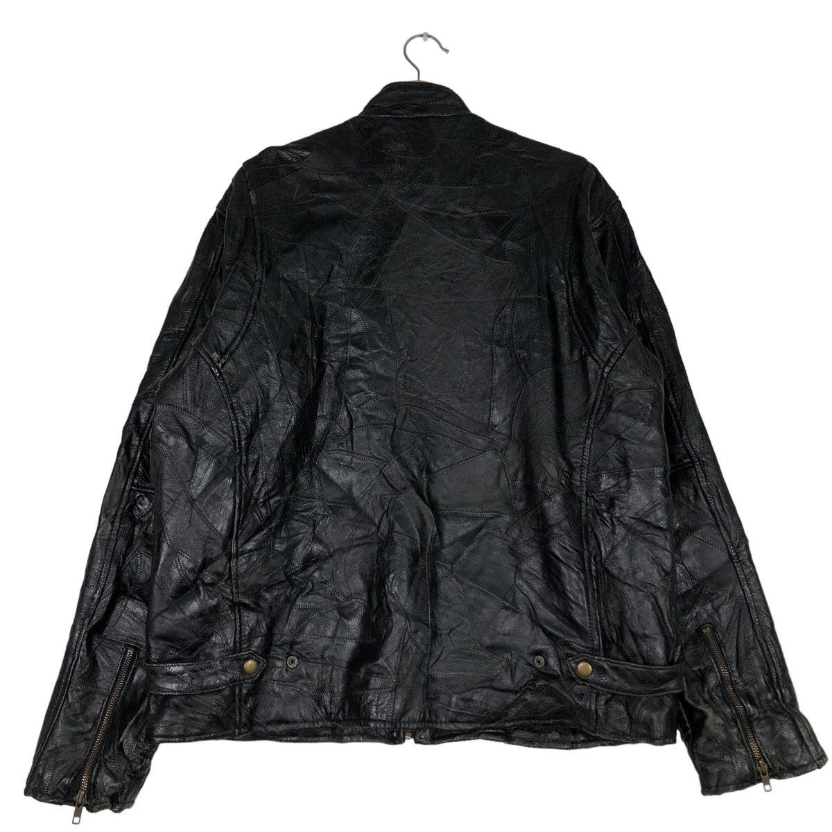 Japanese Brand 🔥Vintage Biker Genuine Leather Jacket Progress Uomo Japan Size US L / EU 52-54 / 3 - 8 Thumbnail