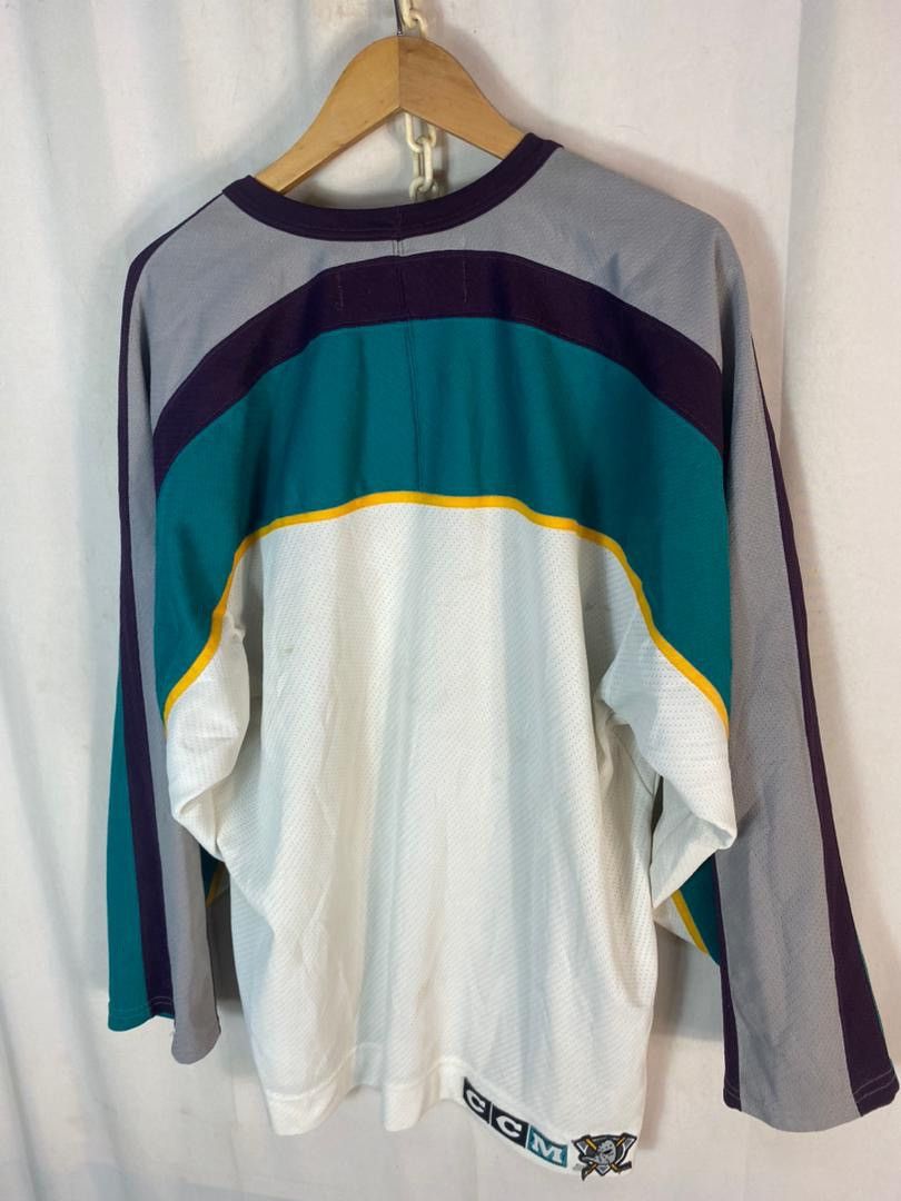 Ccm × NHL × Vintage Vintage mighty ducks hockey ice jersey with patches by ccm Size US M / EU 48-50 / 2 - 12 Thumbnail
