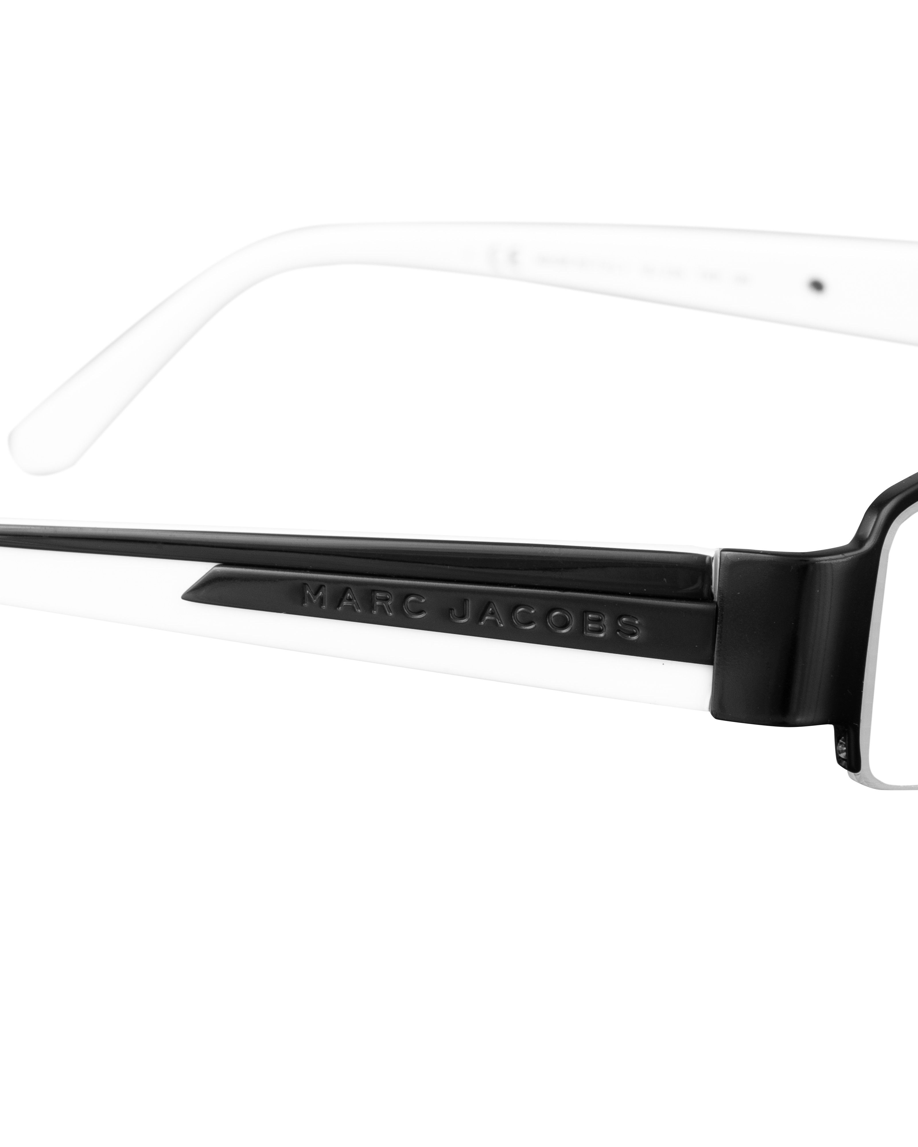 Marc Jacobs 90s White Half Rim Glasses