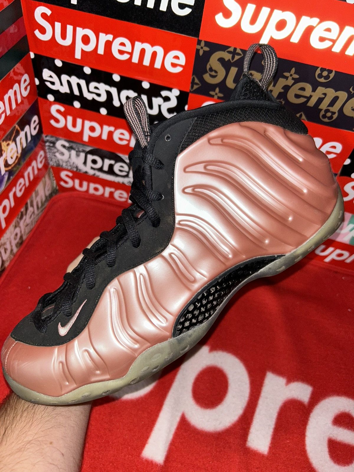 Nike Nike Air Foamposite One Rust Pink 314996-602 size 12 Size US 12 / EU 45 - 6 Thumbnail