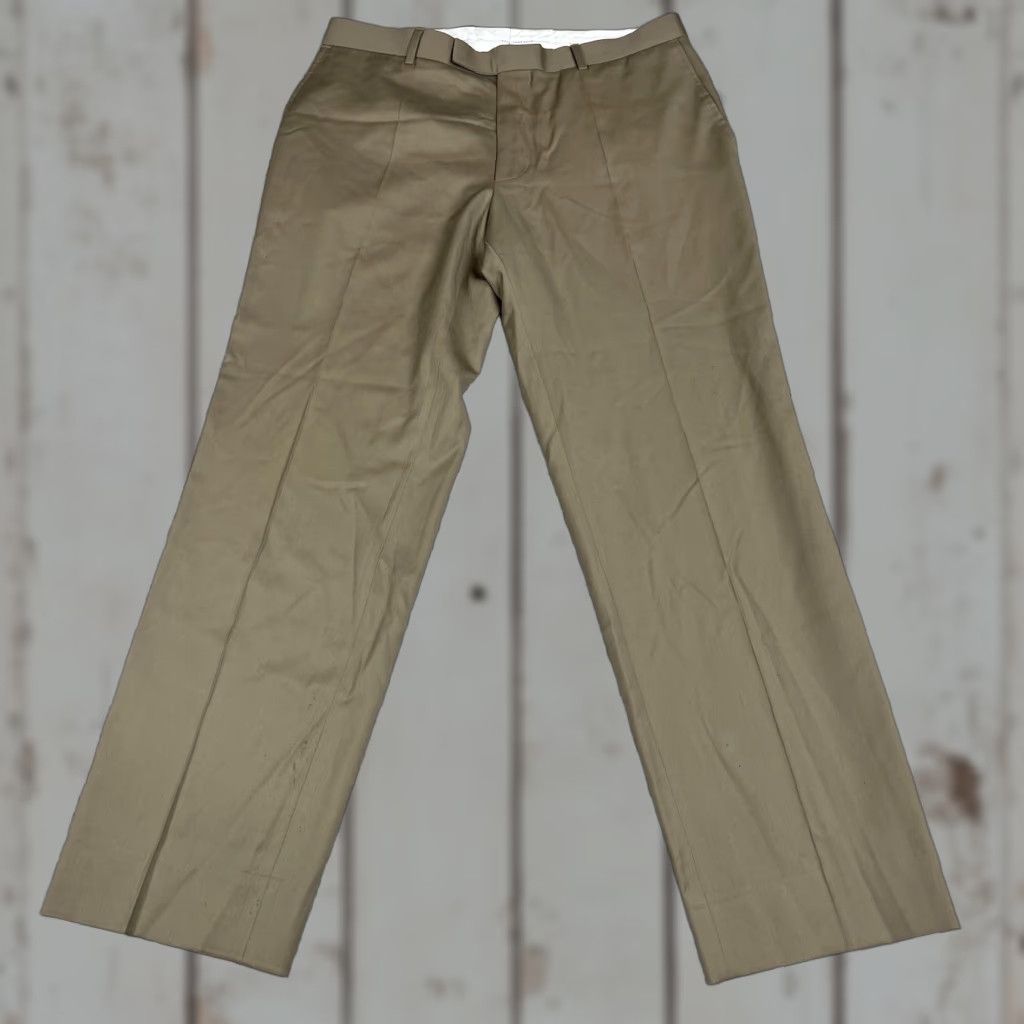 Hugo Boss Hugo Boss Trousers James Brown Mens 35x31 Lightweight Twill Wool Flat Front Pant Size US 35 - 1 Thumbnail