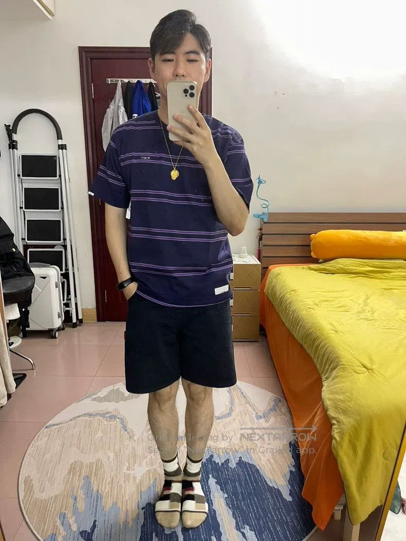 Wtaps Wtaps Peach Grid Shirt Size US S / EU 44-46 / 1 - 2 Thumbnail