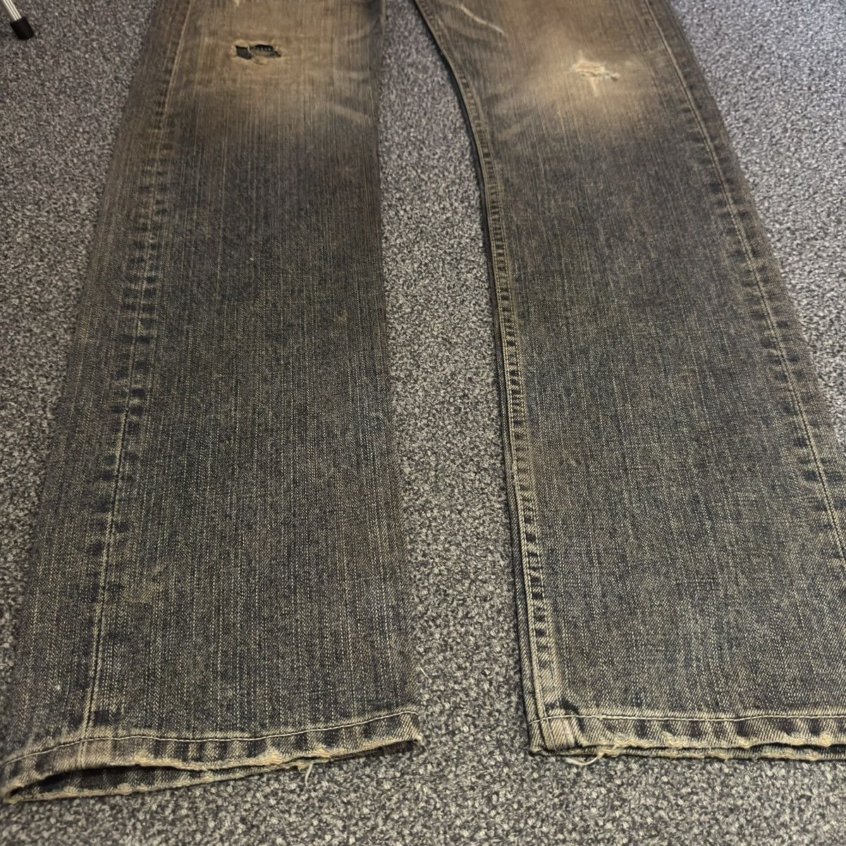 Engineered Garments × Levi's Vintage Y2K Levis 505 Statement Piece Mud Wash Grunge Denim Size US 32 / EU 48 - 10 Thumbnail