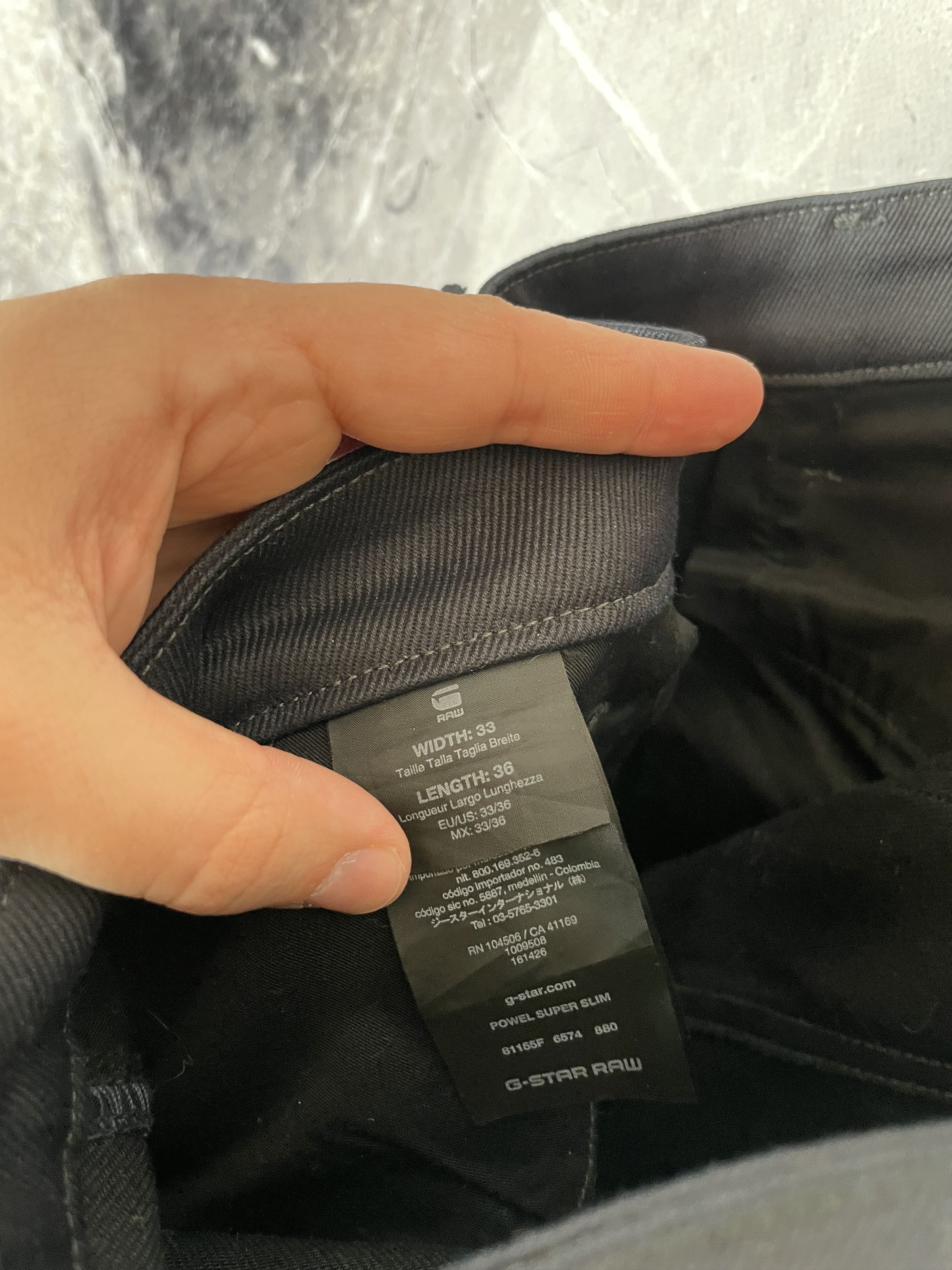 G-Star G Star Raw Longueur Largo Lunghezza denim jeans Size US 33 - 6 Thumbnail