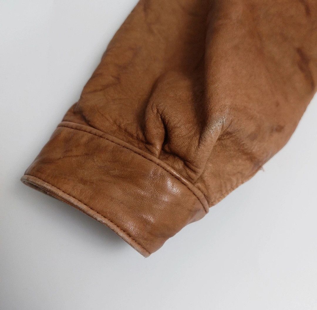 Other Vintage HC Houidi leather bomber jacket Size US XL / EU 56 / 4 - 9 Thumbnail