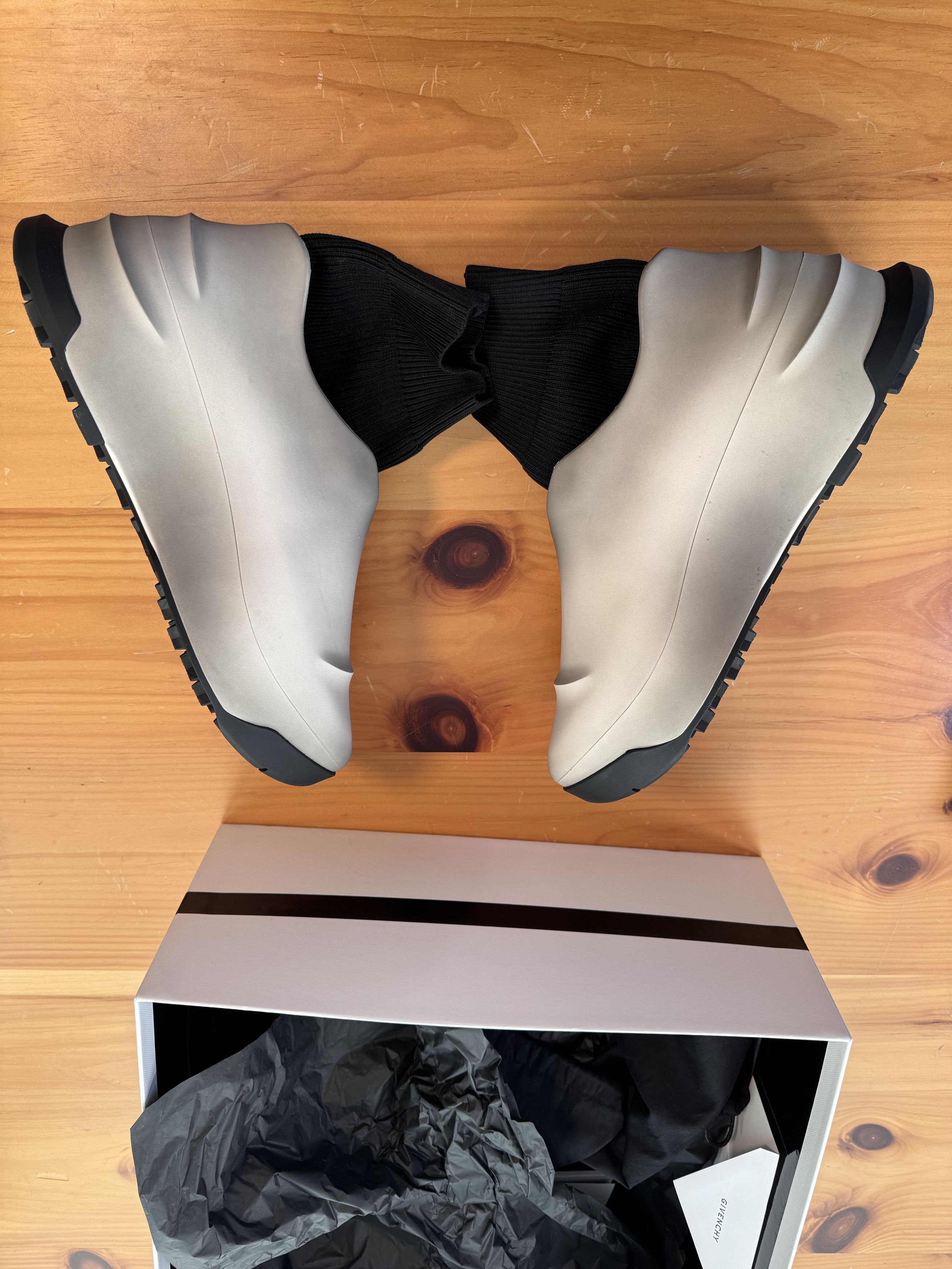 Givenchy Givenchy Mallow white sock slip on Size US 8 / EU 41 - 4 Thumbnail