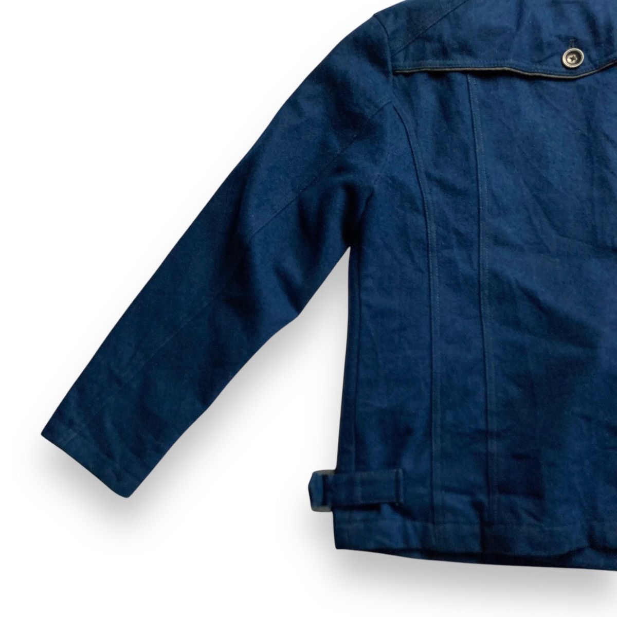 If Six Was Nine 🇯🇵 NEUTRAL INFINITY BUCKLE WAIST WOOL JACKET Size US M / EU 48-50 / 2 - 11 Thumbnail