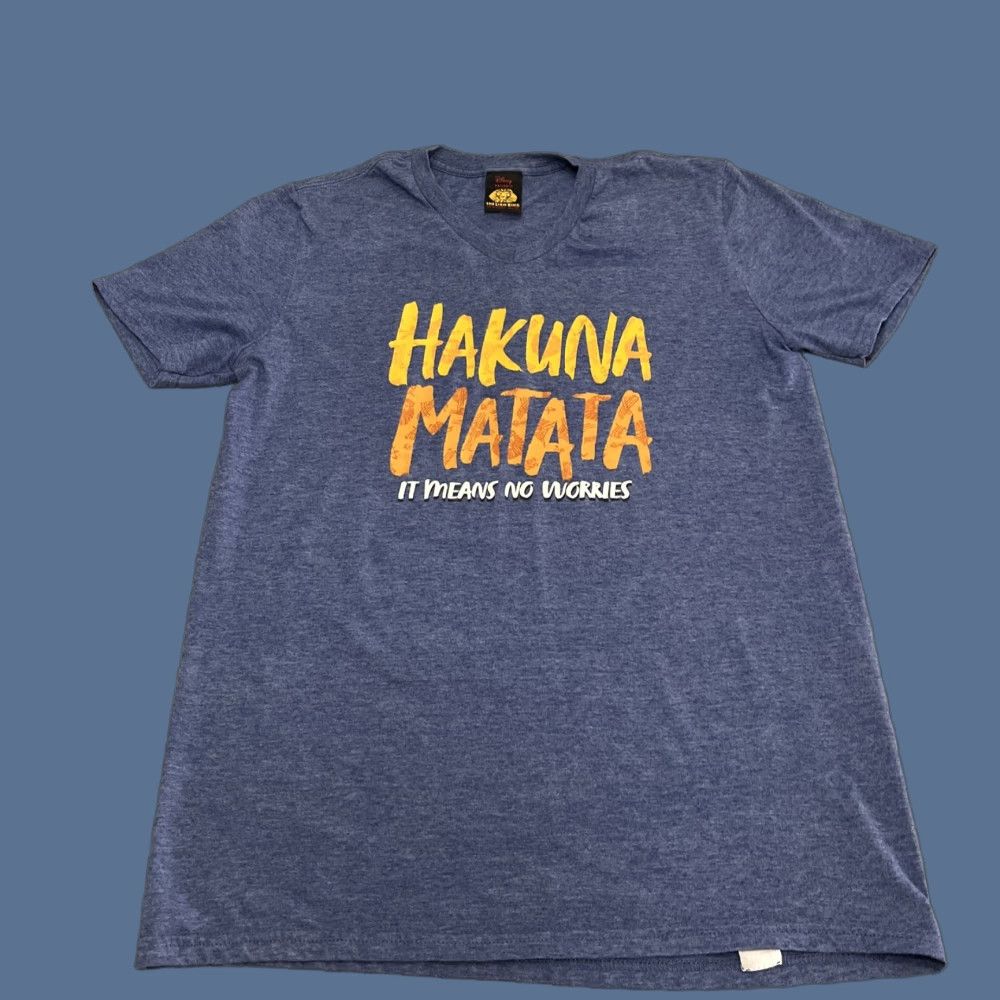 Disney Disney The Lion King Shirt Womens Medium Blue Broadway Musical Hakuna Matata Graphic Movie Music Size M / US 6-8 / IT 42-44 - 1 Thumbnail