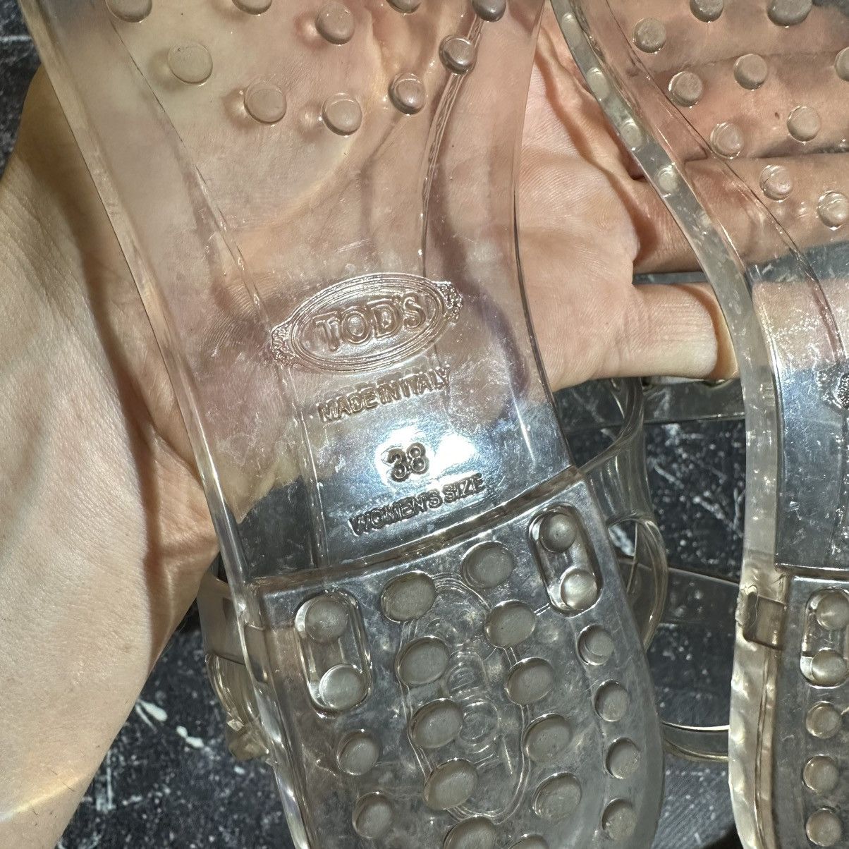 Tod's TOD’S - Ladies Jelly Sandals Size 38 Size US 8 / IT 38 - 8 Thumbnail