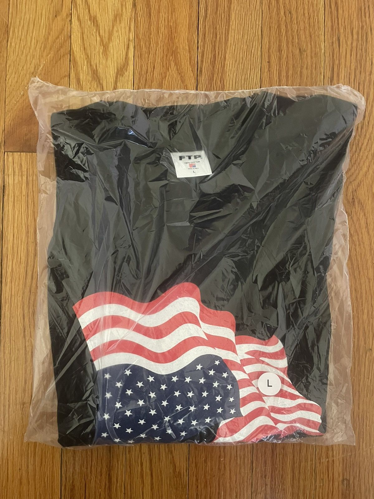 Fuck The Population FTP Distress Flag Black sz Large Size US L / EU 52-54 / 3 - 1 Thumbnail