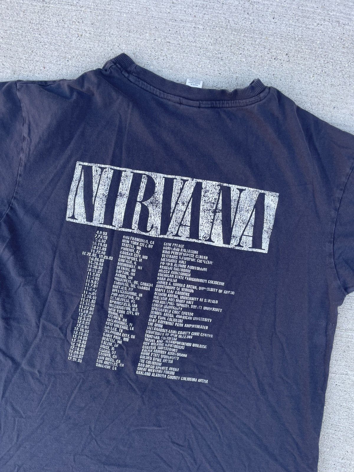 Nirvana 90s Style Vintage Nirvana Tee Size US M / EU 48-50 / 2 - 6 Thumbnail
