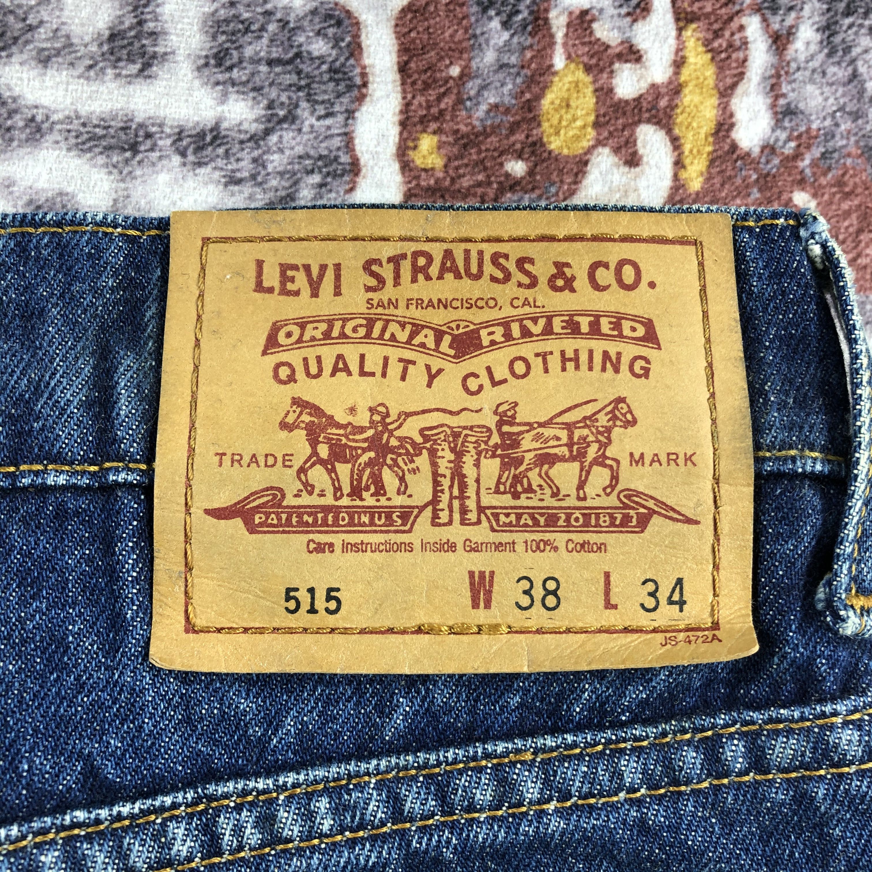 Levi's × Vintage 90s Vintage Blue Wash Levis 515 Jeans-JM2715 Size US 38 / EU 54 - 6 Thumbnail