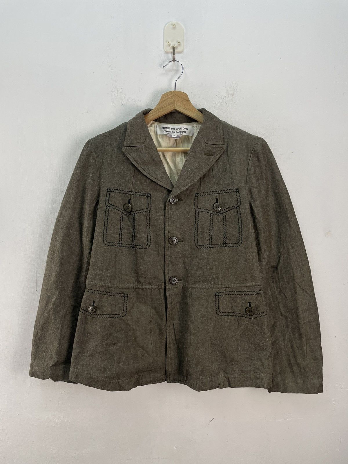 Comme des Garcons Comme des Garcons Archive Safari Utility Field Jacket Olive Size S / US 4 / IT 40 - 2 Thumbnail