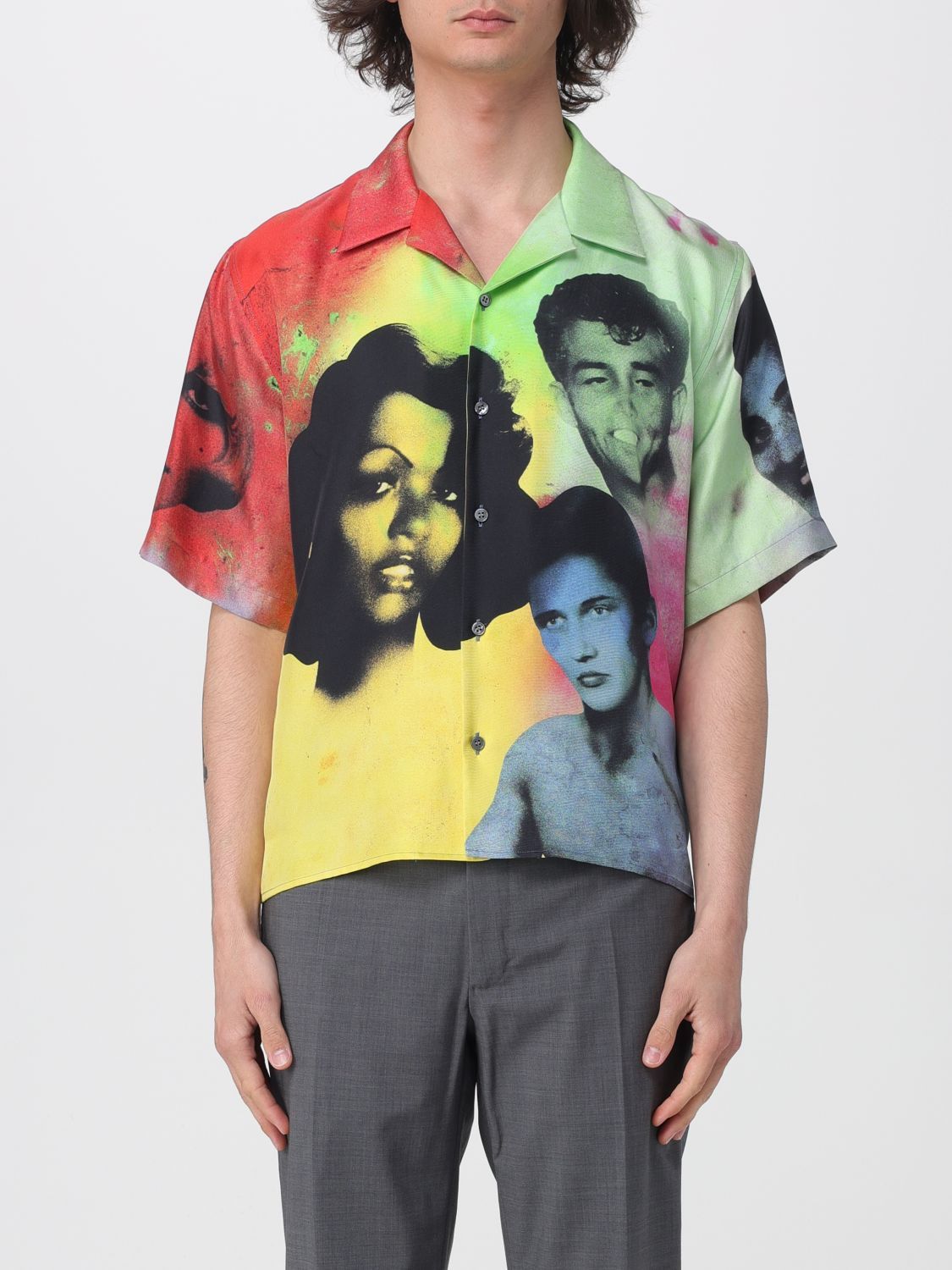 Versace Versace Shirt Men Multicolor Size US M / EU 48-50 / 2 - 1 Thumbnail