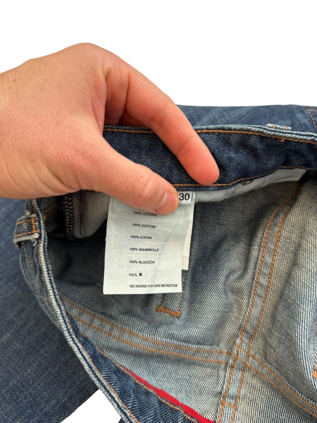 Prada Straight Fit Denim Blue Jean Size US 30 / EU 46 - 8 Thumbnail