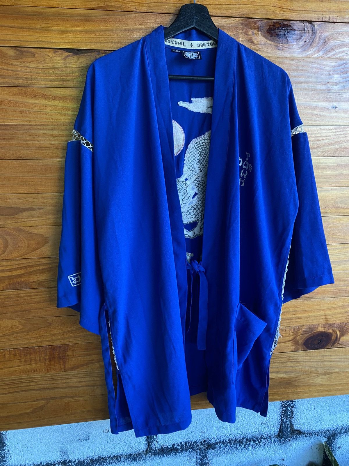 Dogtown Vintage Dog Town Dragon Embroidered Kimono Robe XLarge Japan Size US XL / EU 56 / 4 - 14 Thumbnail