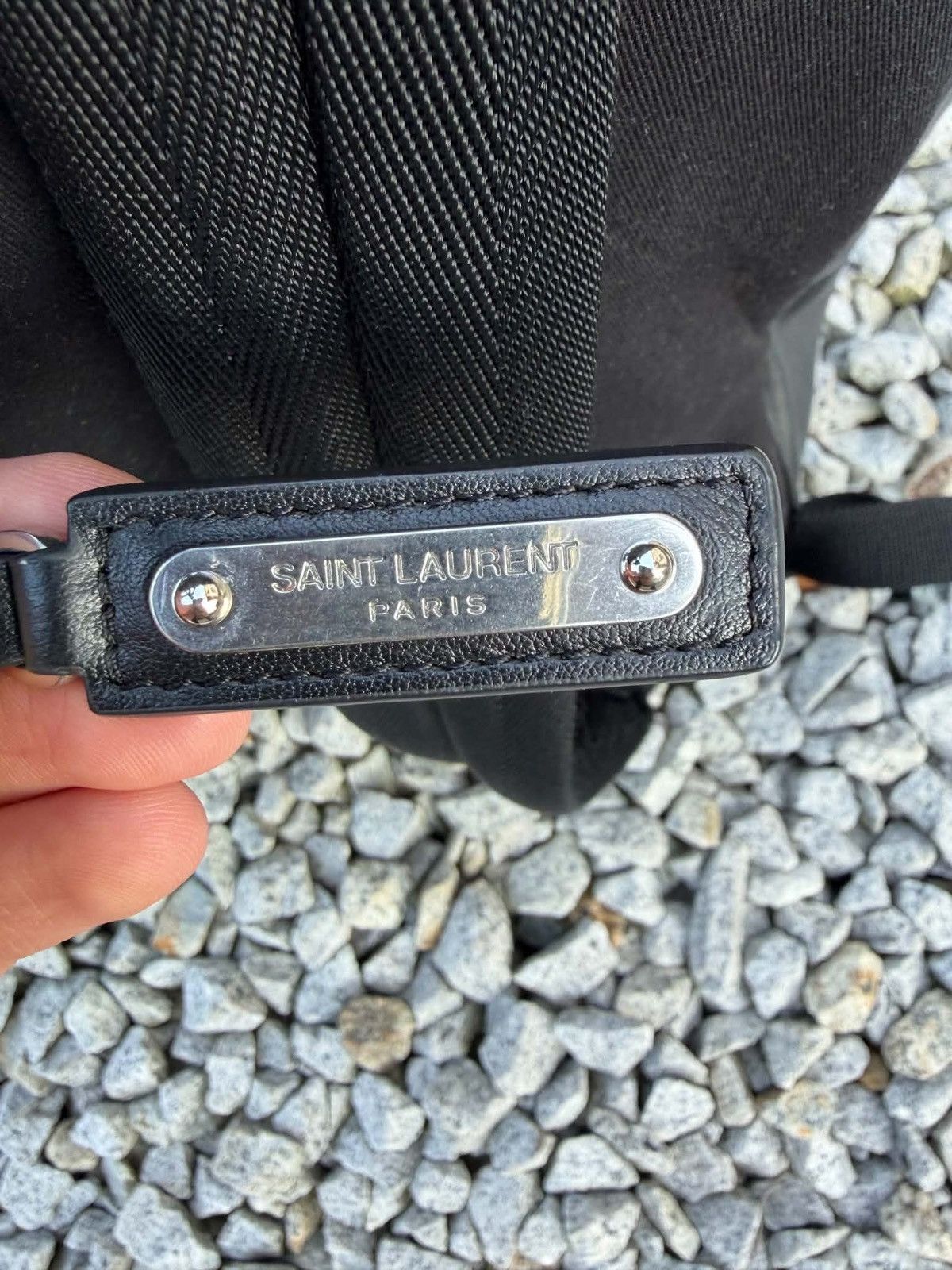 Saint Laurent Paris Saint Laurent Paris Leather Backpack Size ONE SIZE - 3 Thumbnail