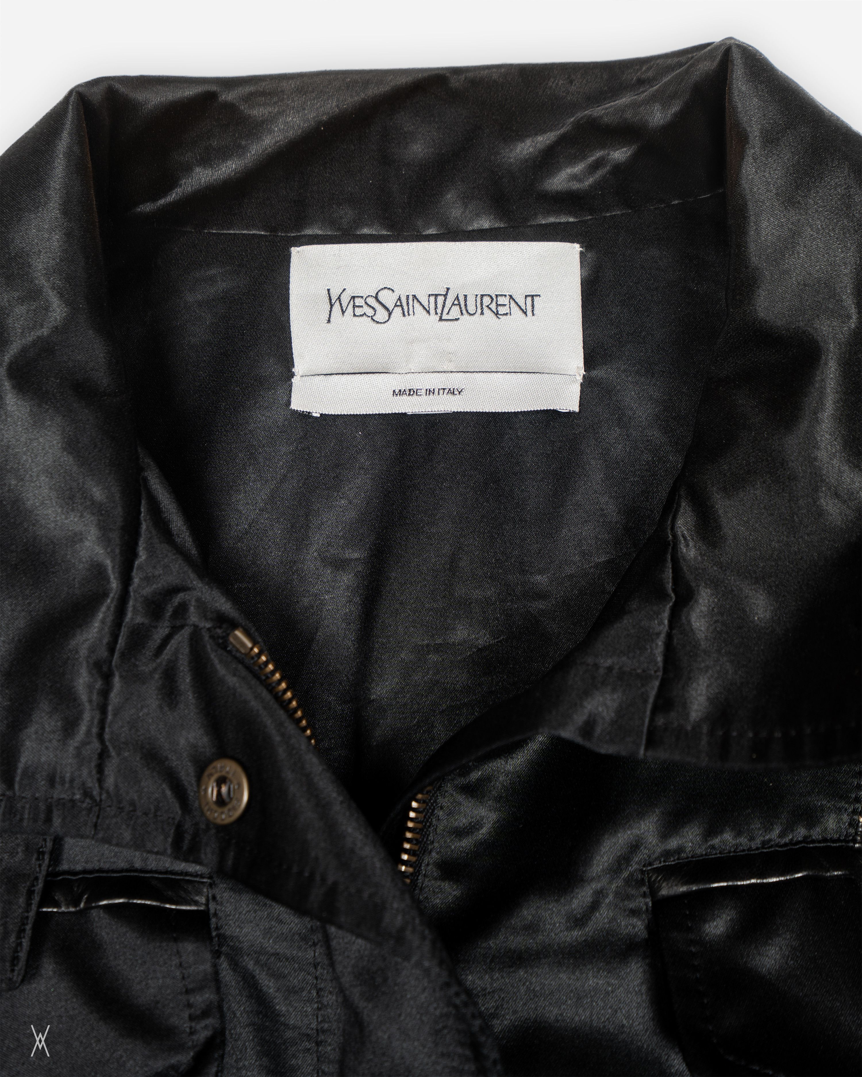 Saint Laurent Paris Yves Saint Laurent early 2000s Embroidered Leather Size US XS / EU 42 / 0 - 4 Thumbnail