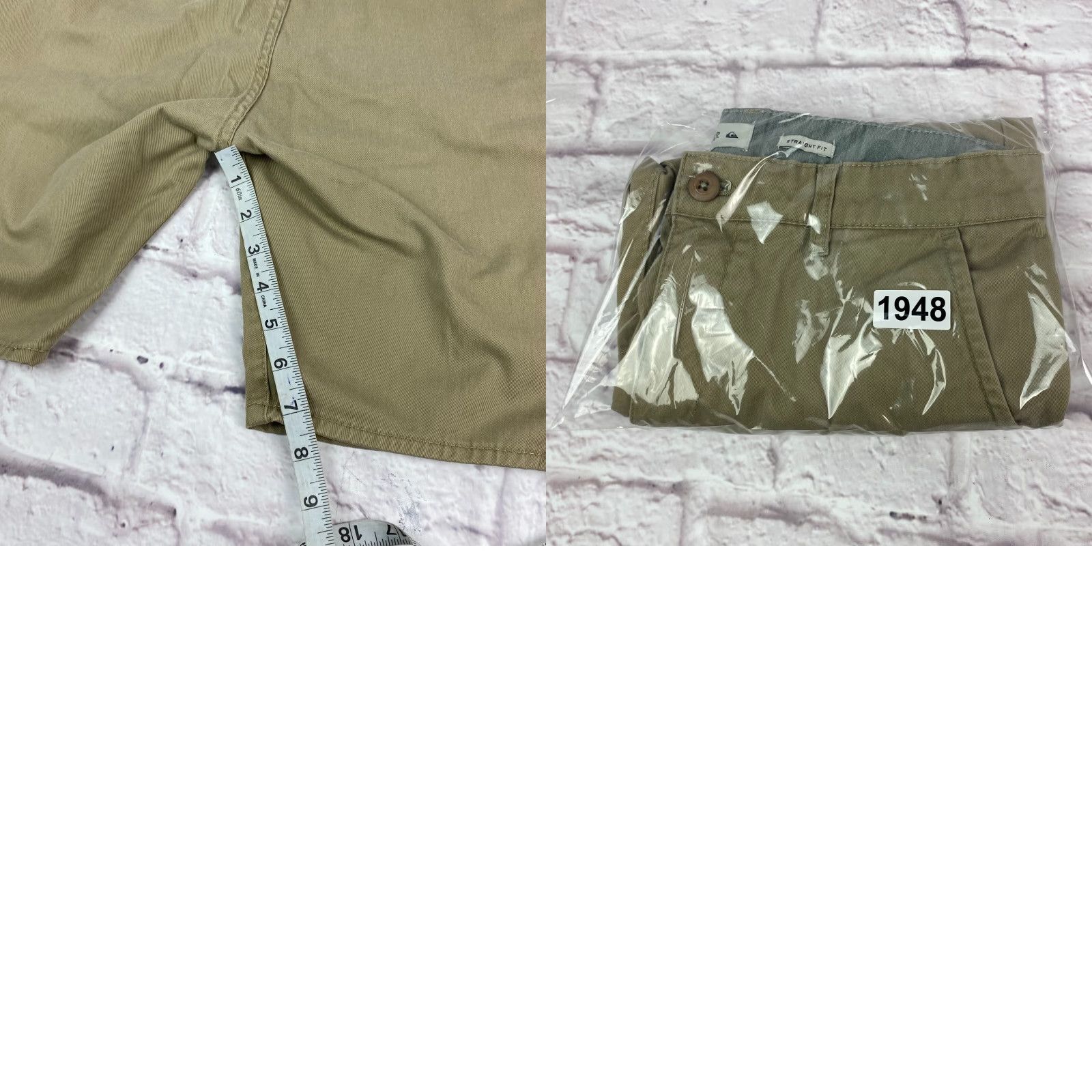 Quiksilver Quiksilver Mens Hybrid Board Shorts Size 30 Khaki Straight Fit Flat Front Size US 30 / EU 46 - 8 Thumbnail