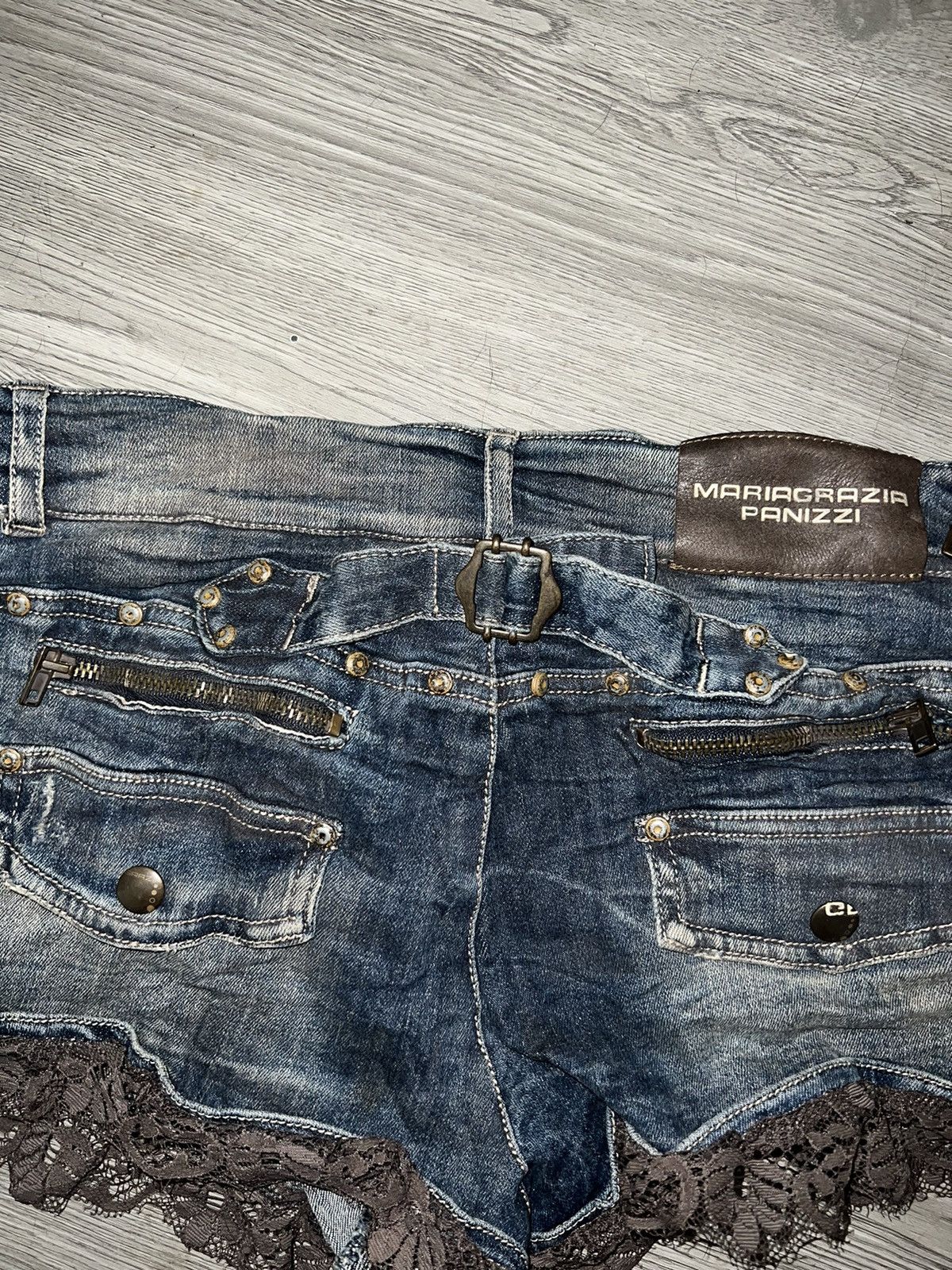 Seditionaries Rare MARIAGRAZIA PANIZZI micro shorts ☠️👾 Size 25" / US 0 / IT 36 - 11 Thumbnail
