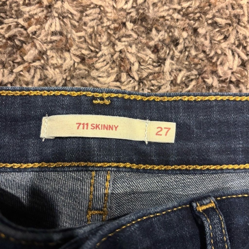 Levi's Levi's Women's 711 Skinny Jeans Size 27" / US 4 / IT 40 - 3 Thumbnail
