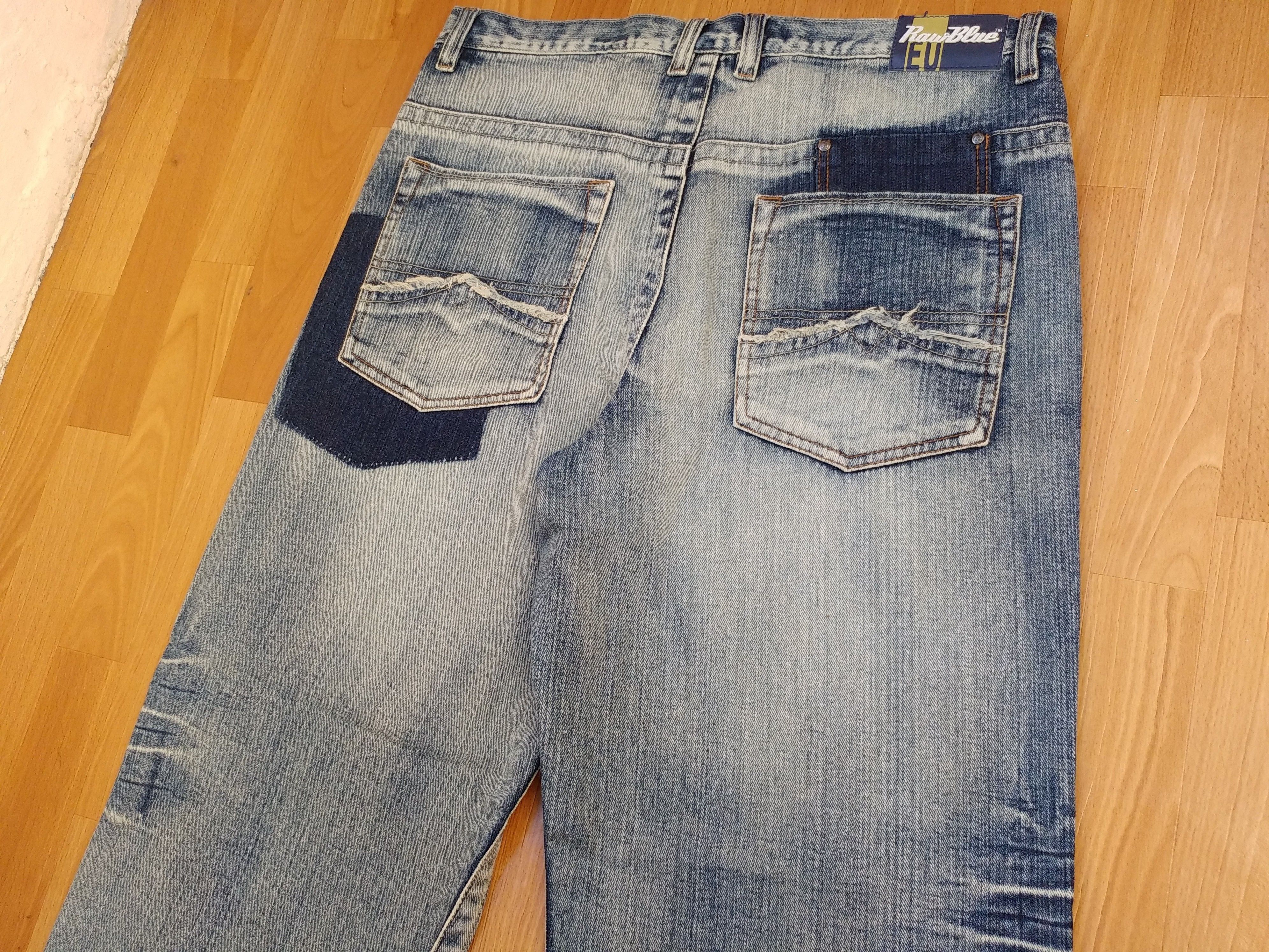Vintage Raw Blue jeans, vintage, 90s hip hop, baggy 1990s size 36 Size US 36 / EU 52 - 5 Thumbnail