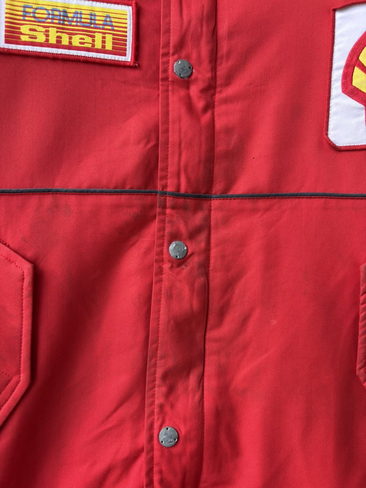 Ferrari Vintage Shell Formula Work F1 Red Jacket 🧥 Size US XL / EU 56 / 4 - 8 Thumbnail