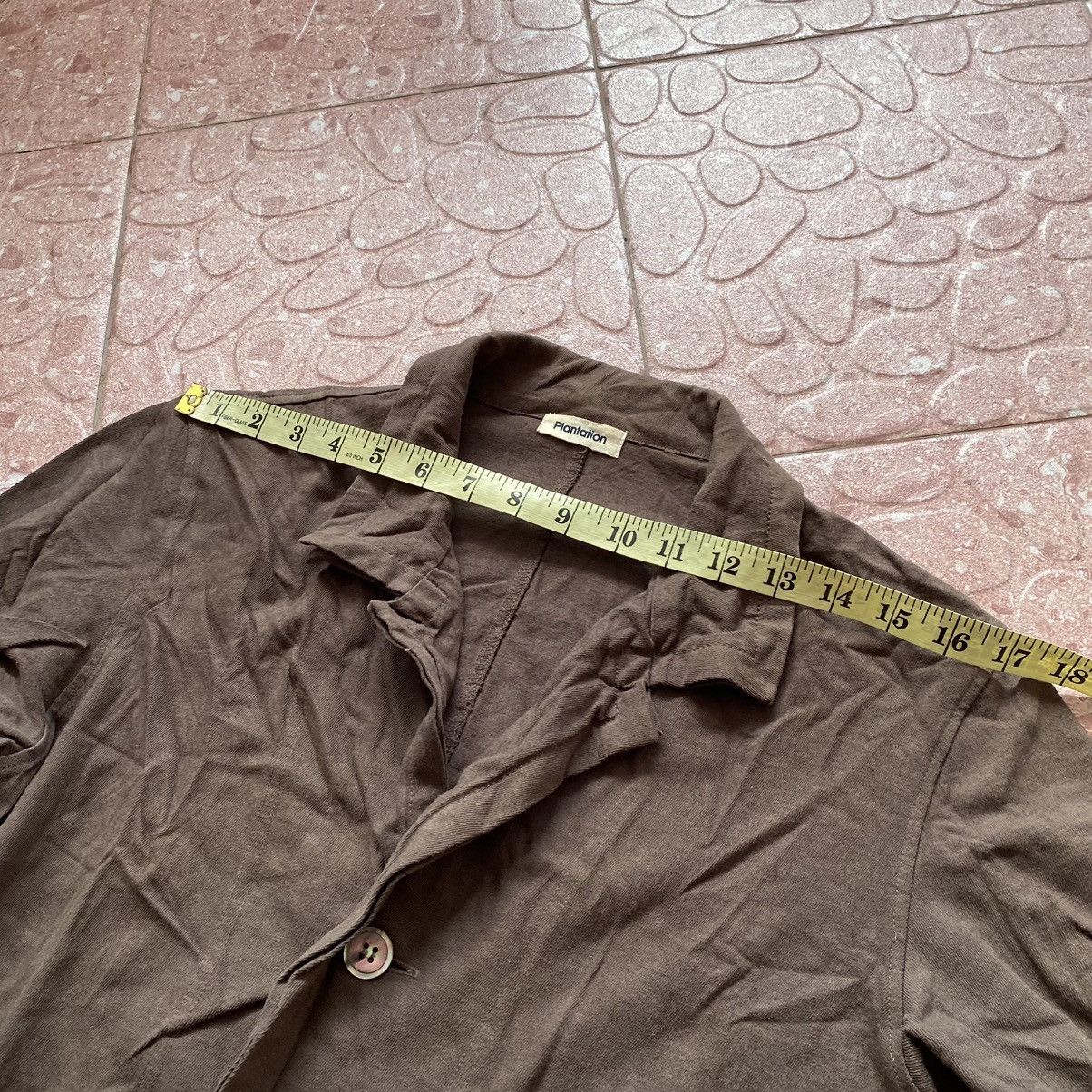 Designer × Issey Miyake 🇯🇵 PLANTATION ISSEY MIYAKE BROWN TWO POCKET JACKET Size US S / EU 44-46 / 1 - 11 Thumbnail