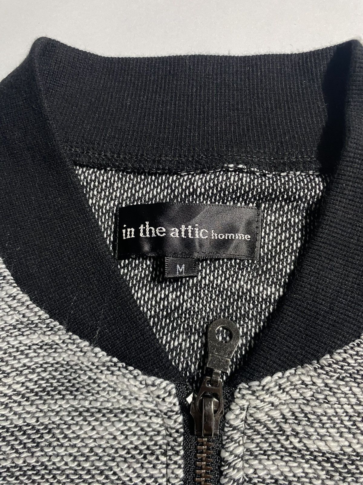 In The Attic IN THE ATTIC HOMME KNIT BOMBER JACKET Size US M / EU 48-50 / 2 - 3 Thumbnail