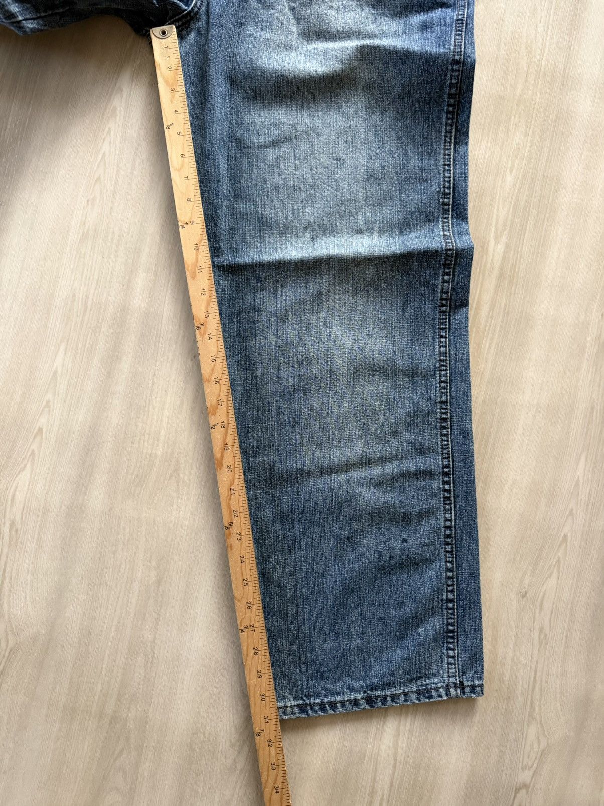 Vintage Vtg Y2K PJ Mark Jeans Sz 38x31 Wide Leg Skater Hip Hop JNCO Size US 38 / EU 54 - 4 Thumbnail