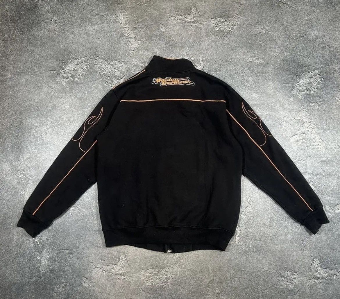 Harley Davidson Vintage Harley Davidson Motorcycle Moto Racing Jacket Y2K Size US XXL / EU 58 / 5 - 2 Thumbnail