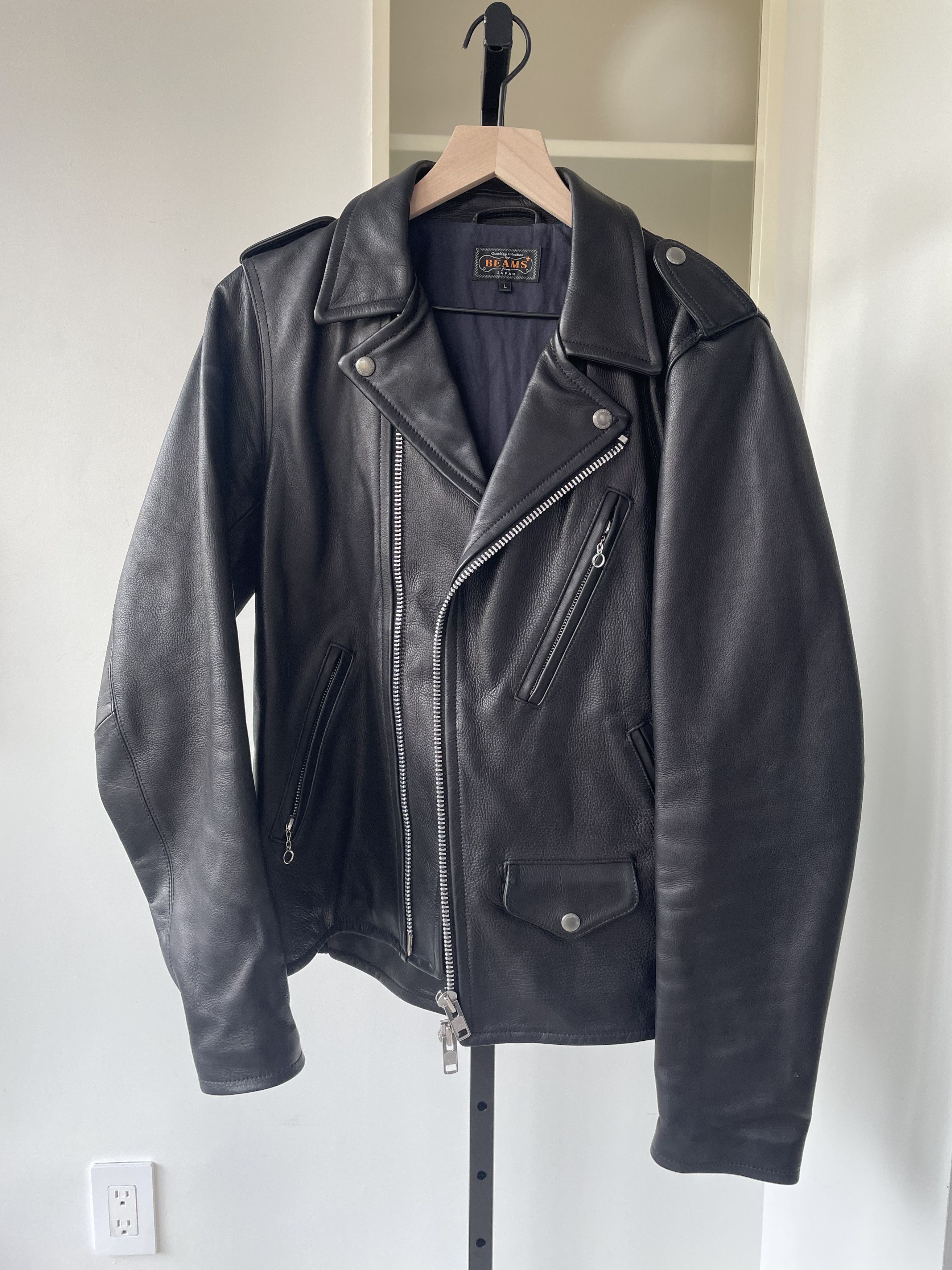 Men's Beams Plus Leather Jackets | Grailed
