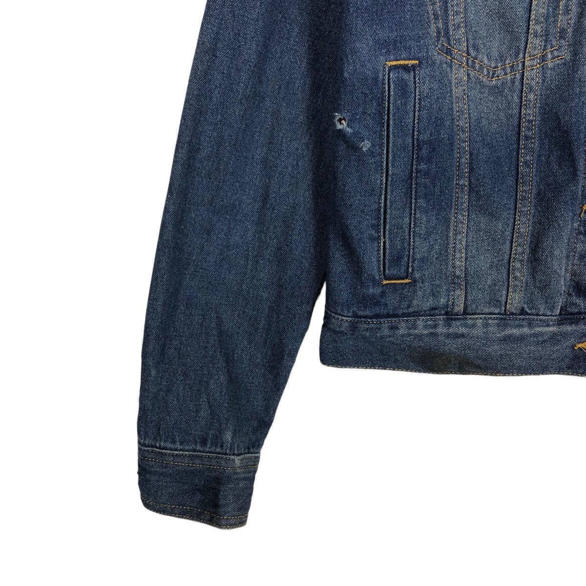 Japanese Brand 🔥90’s Biker Denim Jacket Gu Japan Punk Design Size US M / EU 48-50 / 2 - 4 Thumbnail